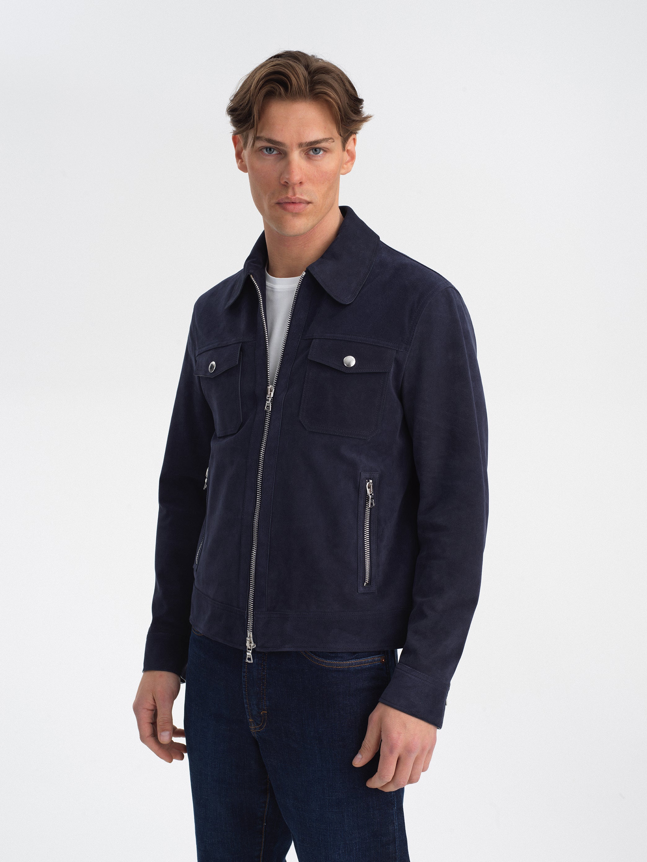 Suede Leather Jacket