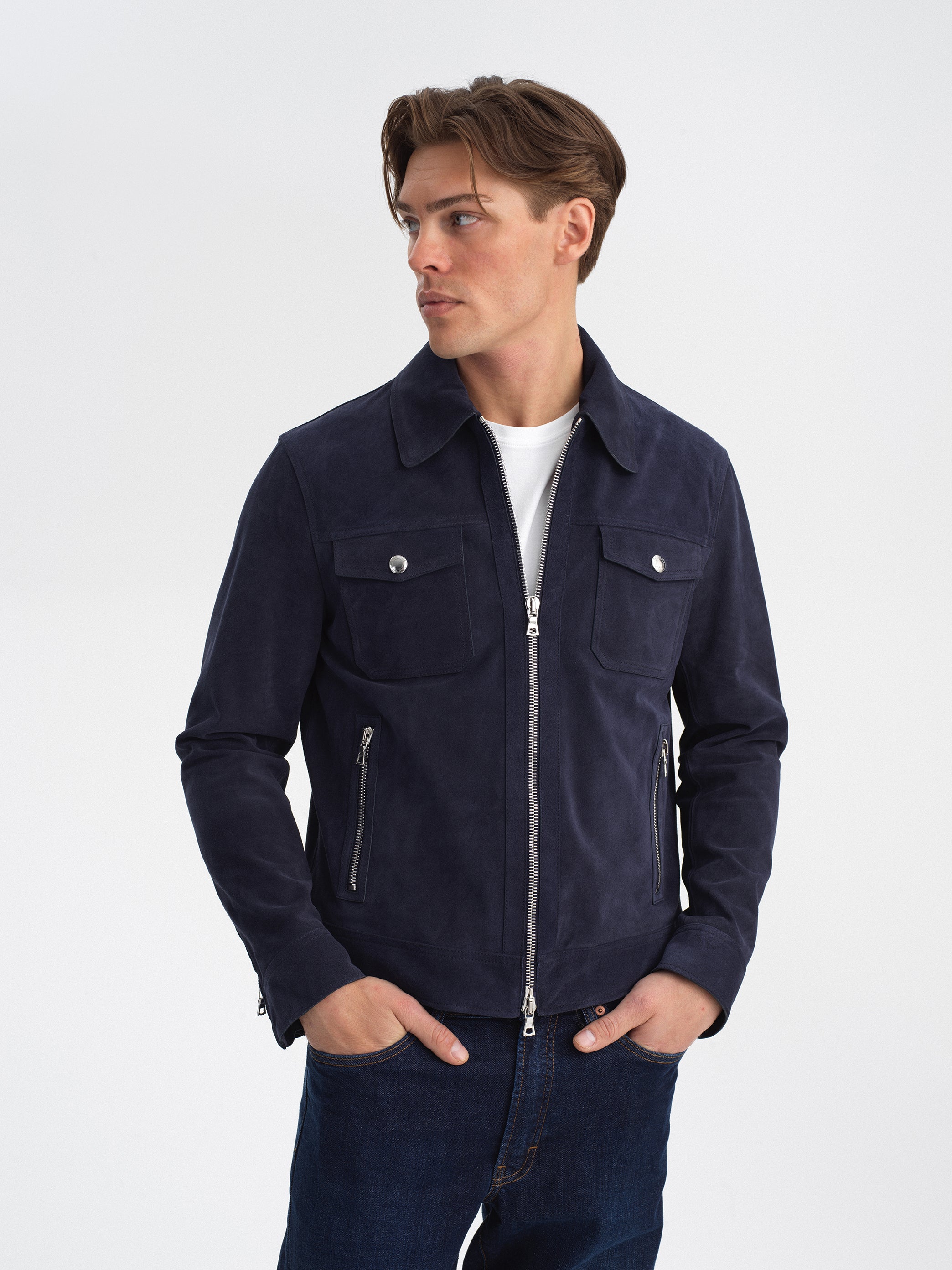 Suede Leather Jacket