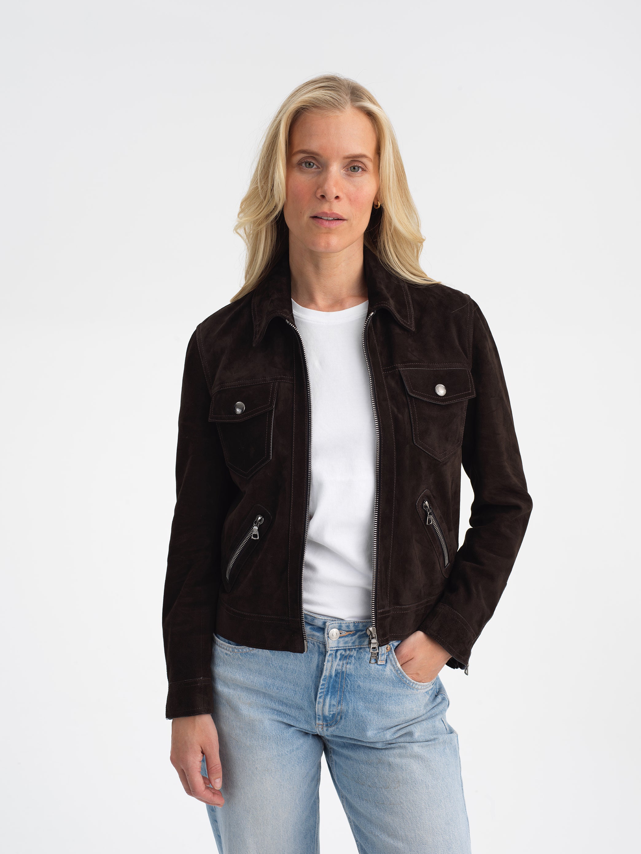Suede Leather Jacket