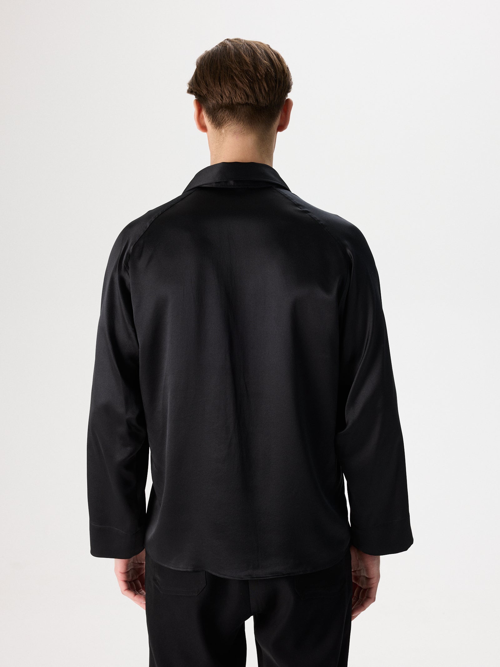 Buttonless Silk Shirt