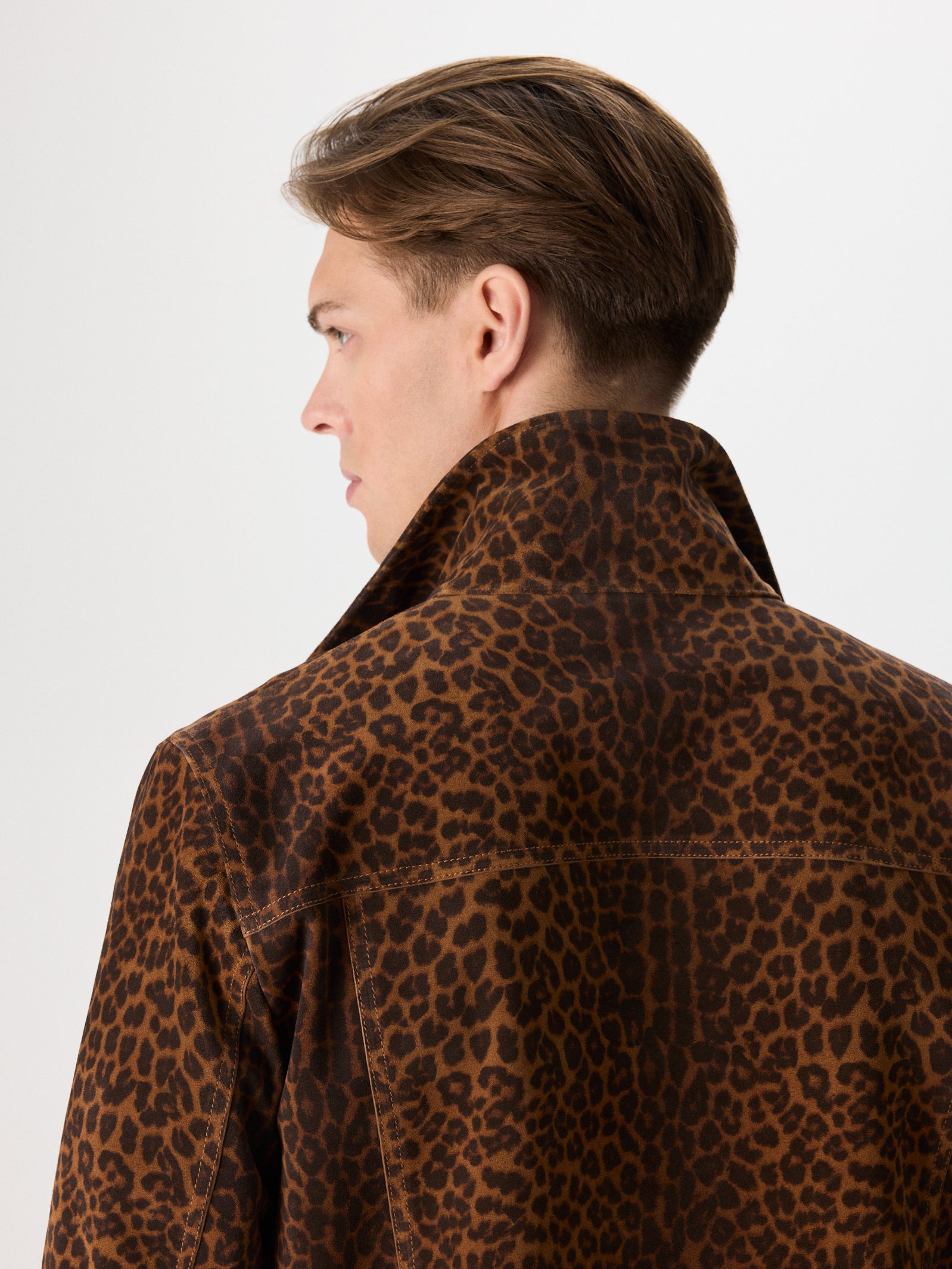 Suede Buttoned Jacket