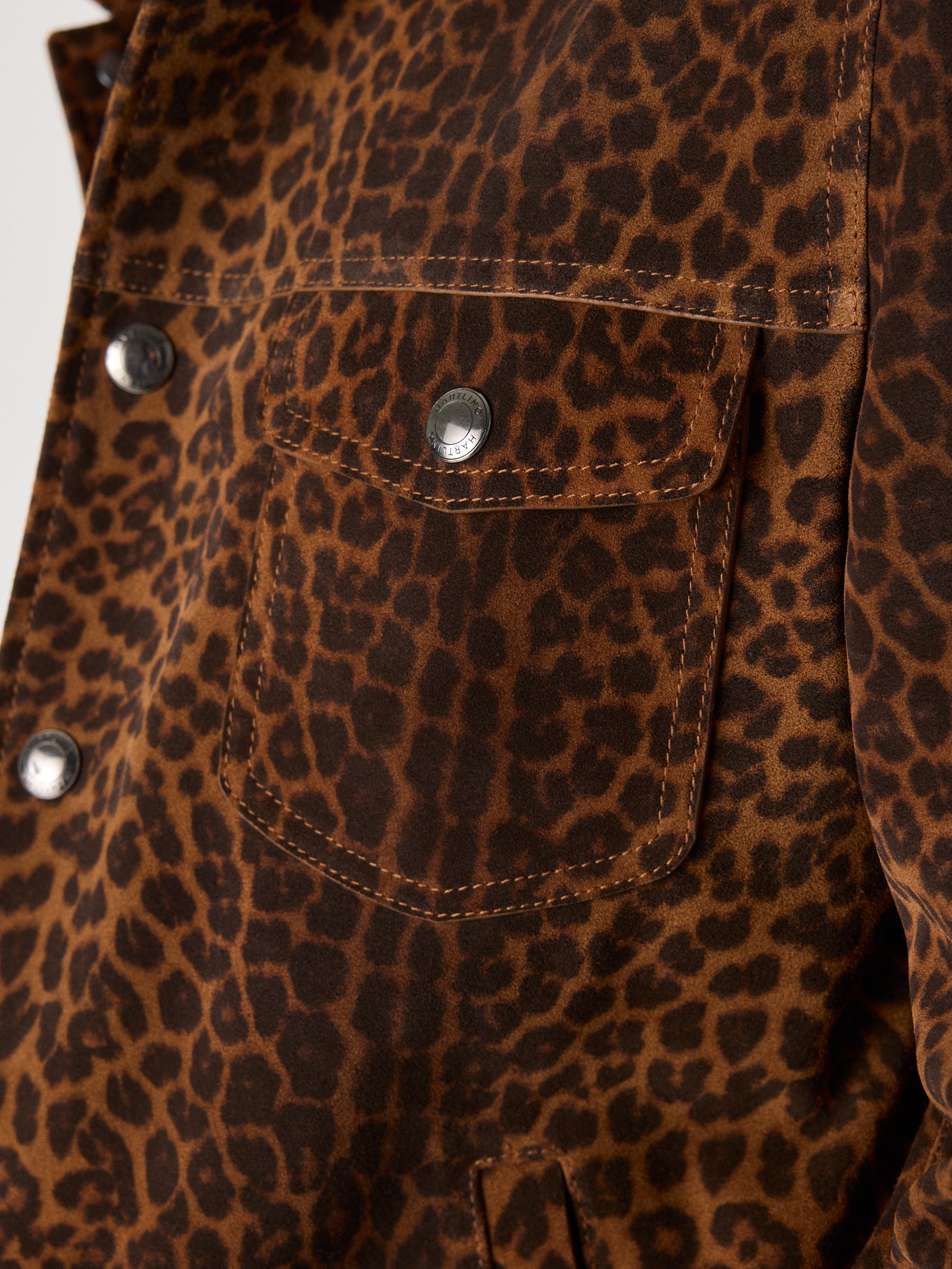 Suede Buttoned Jacket