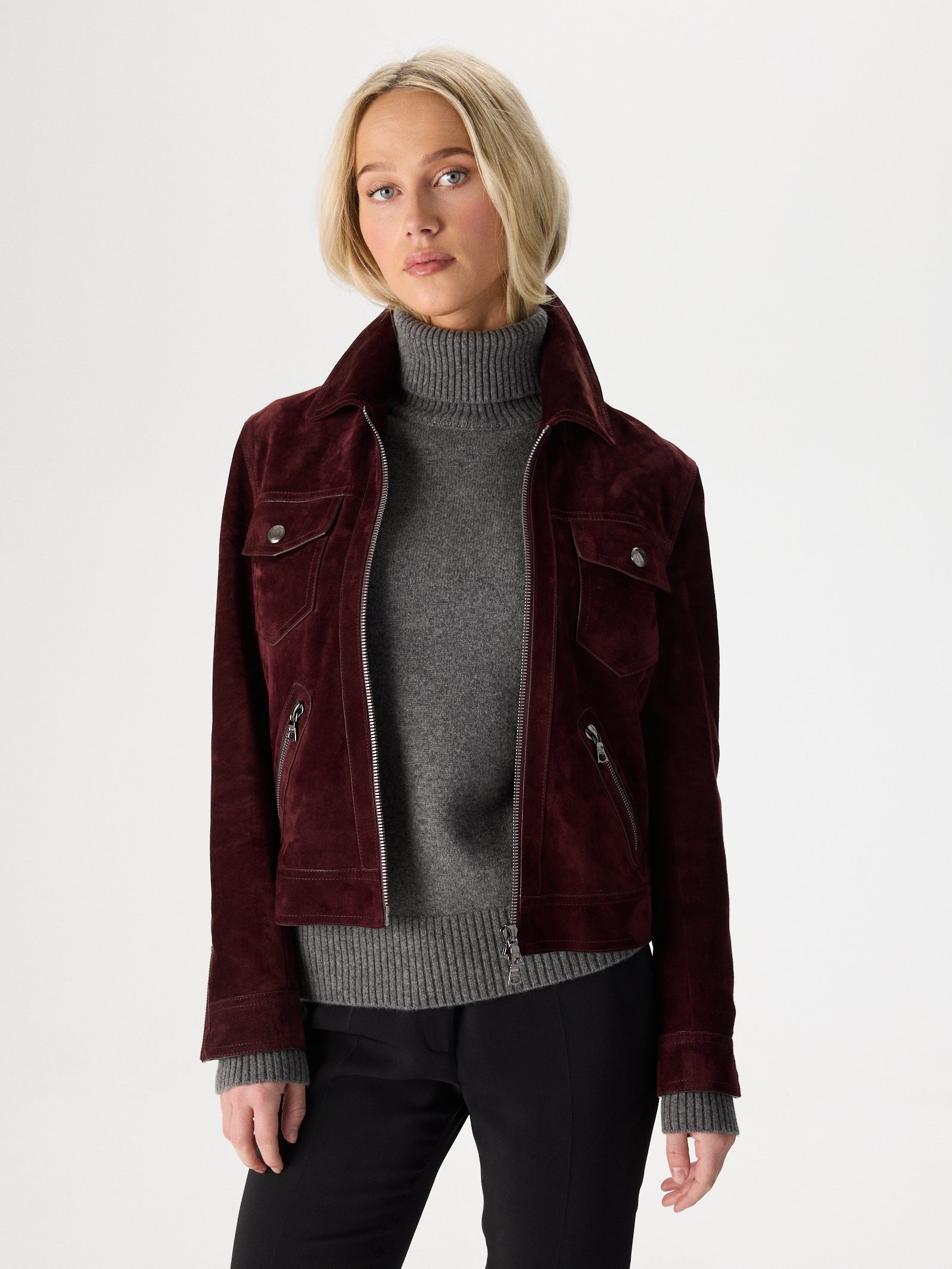 Suede Leather Jacket