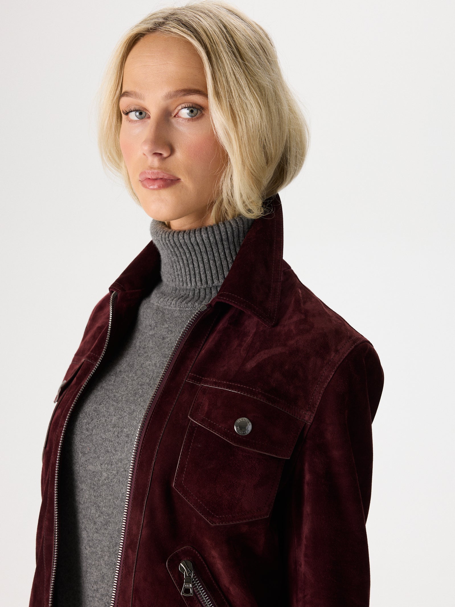 Suede Leather Jacket