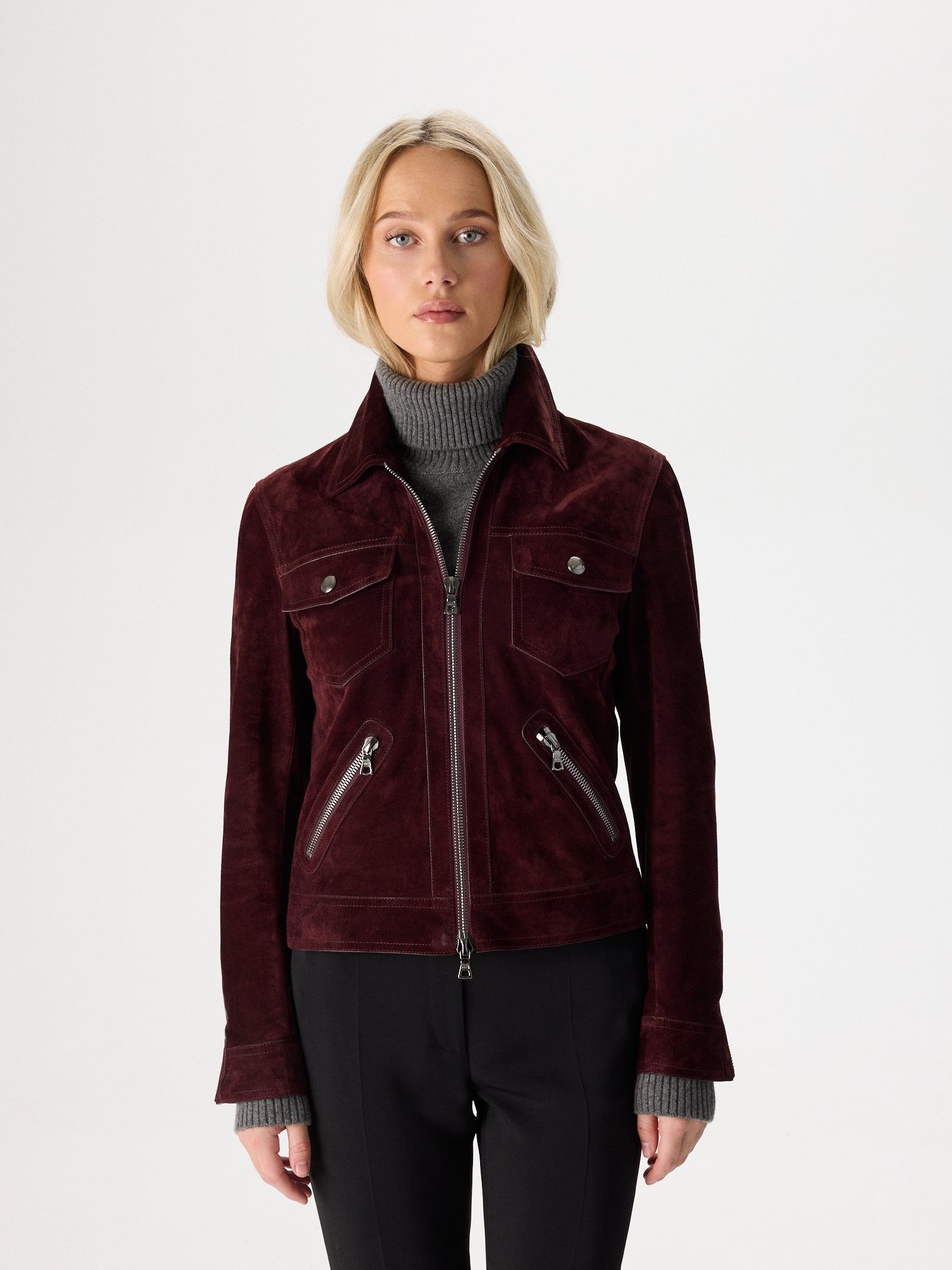 Suede Leather Jacket