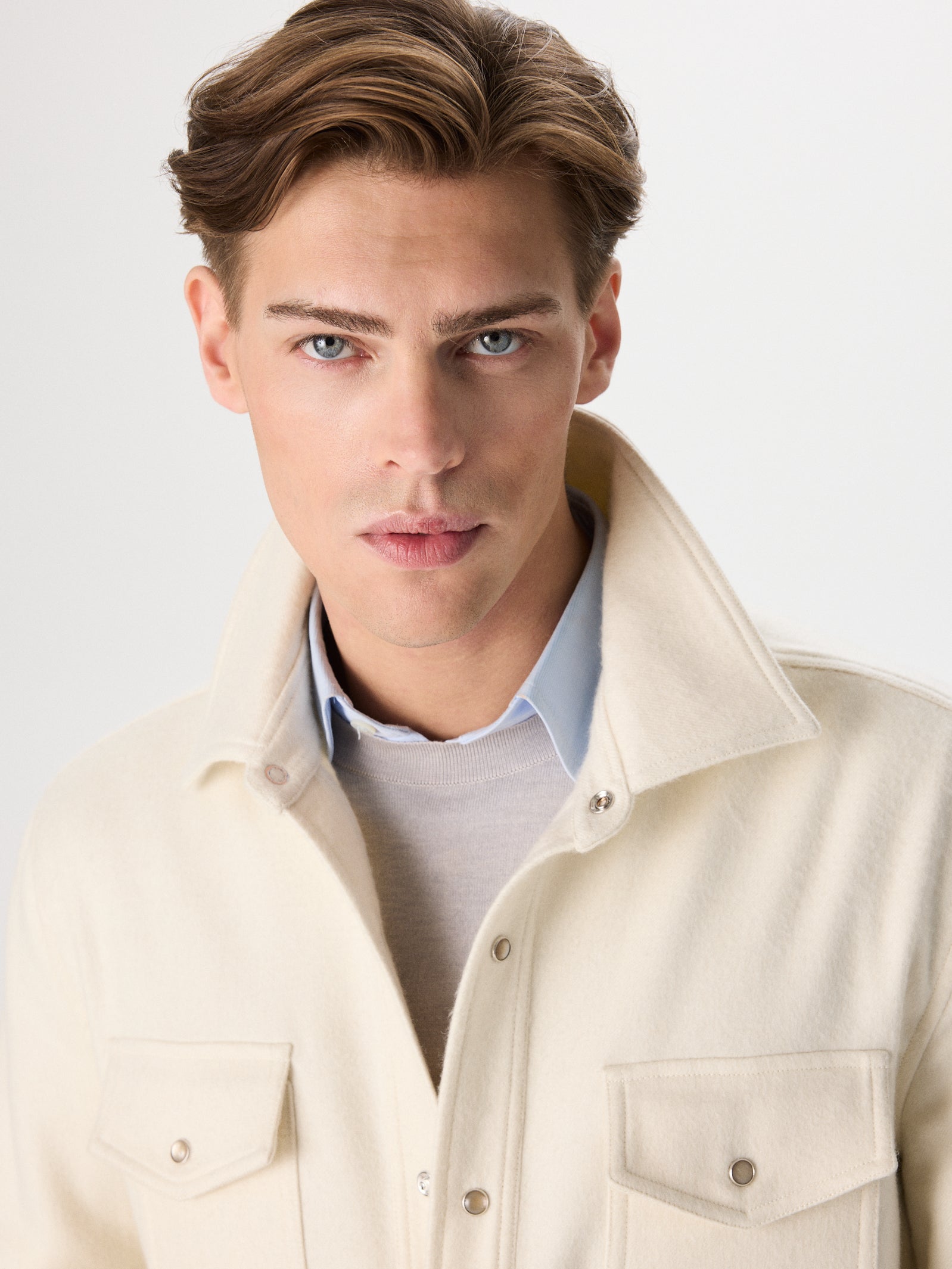 Cashmere Flannel Overshirt