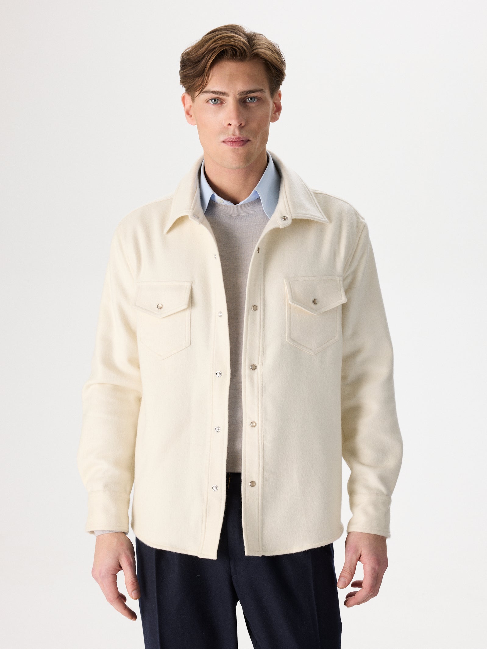 Cashmere Flannel Overshirt