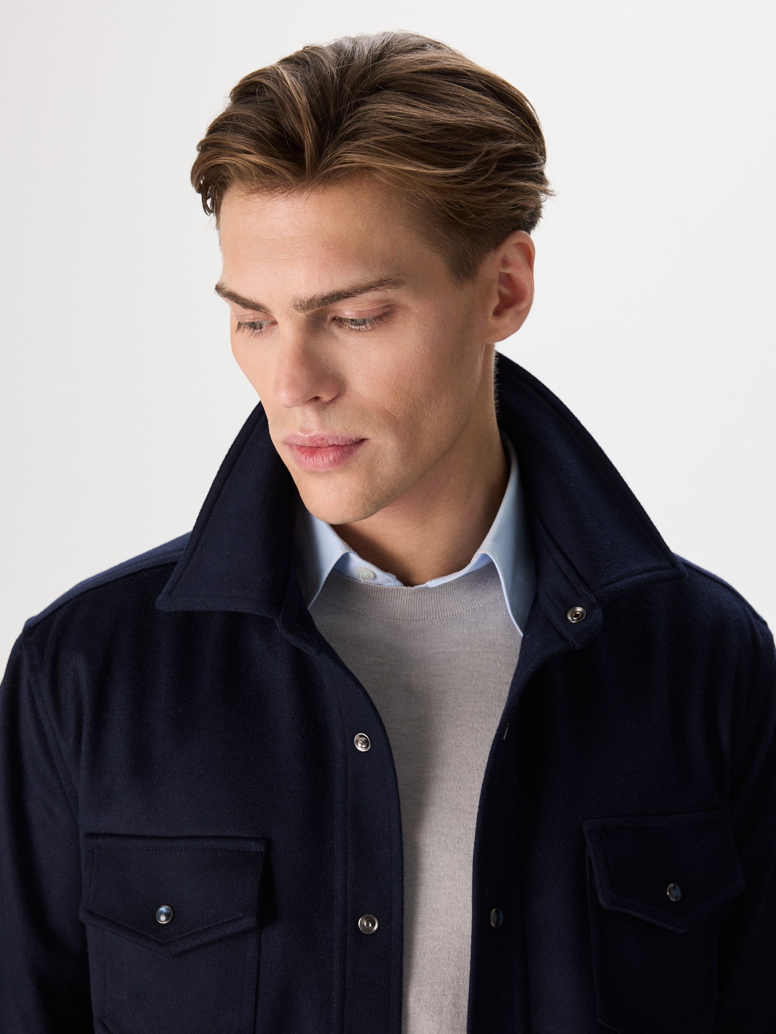 Cashmere Flannel Overshirt