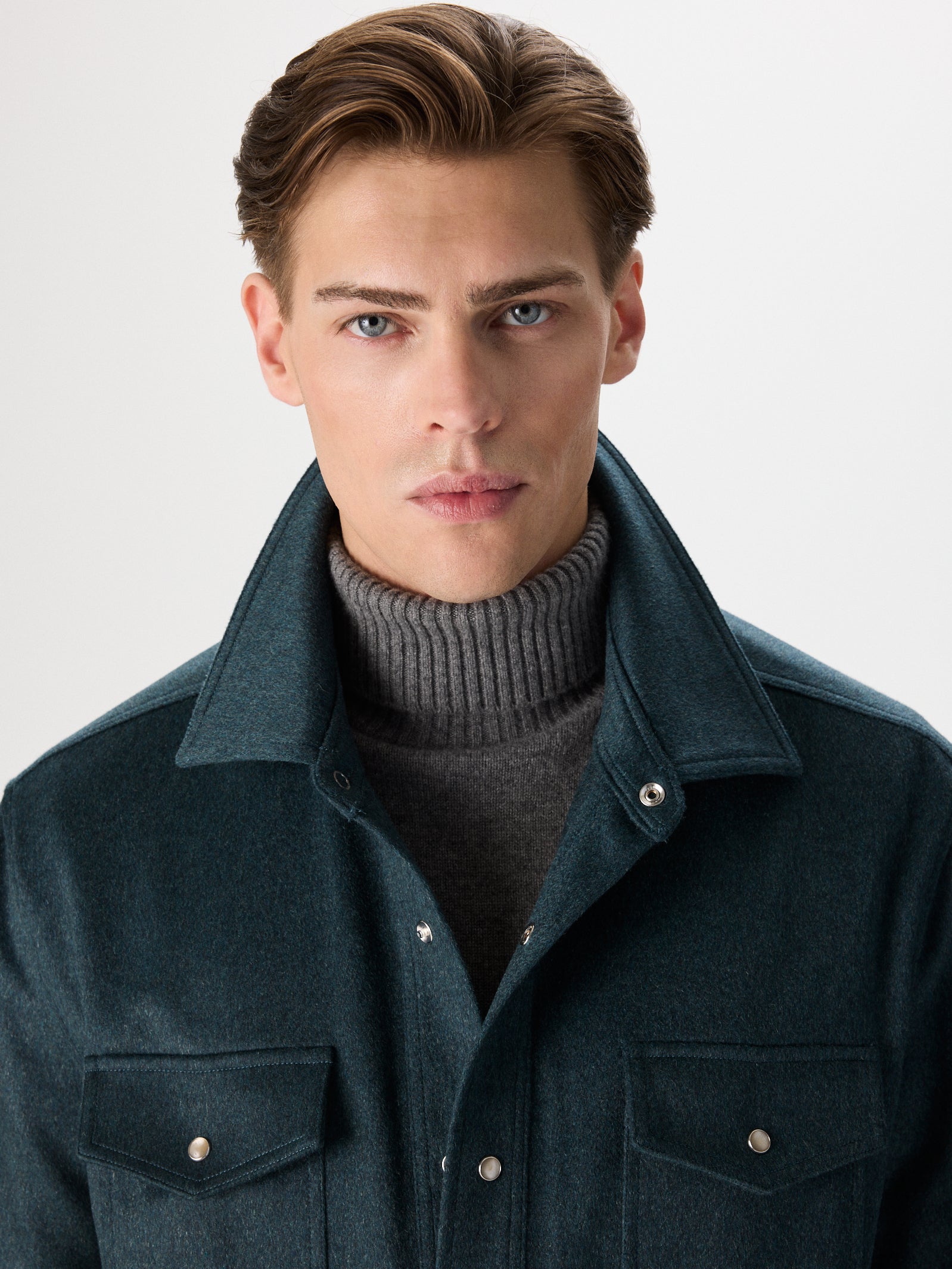 Cashmere Flannel Overshirt