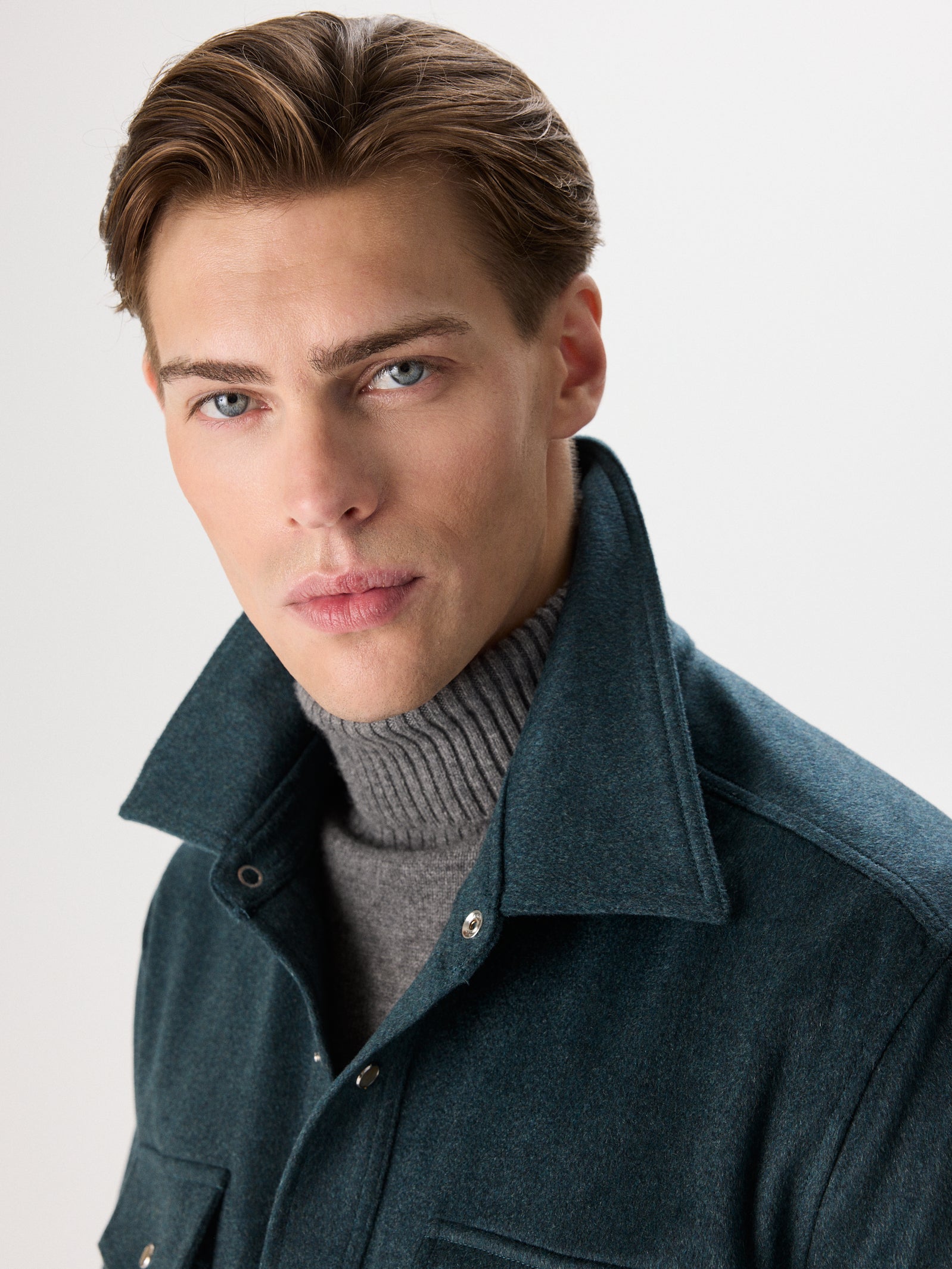 Cashmere Flannel Overshirt