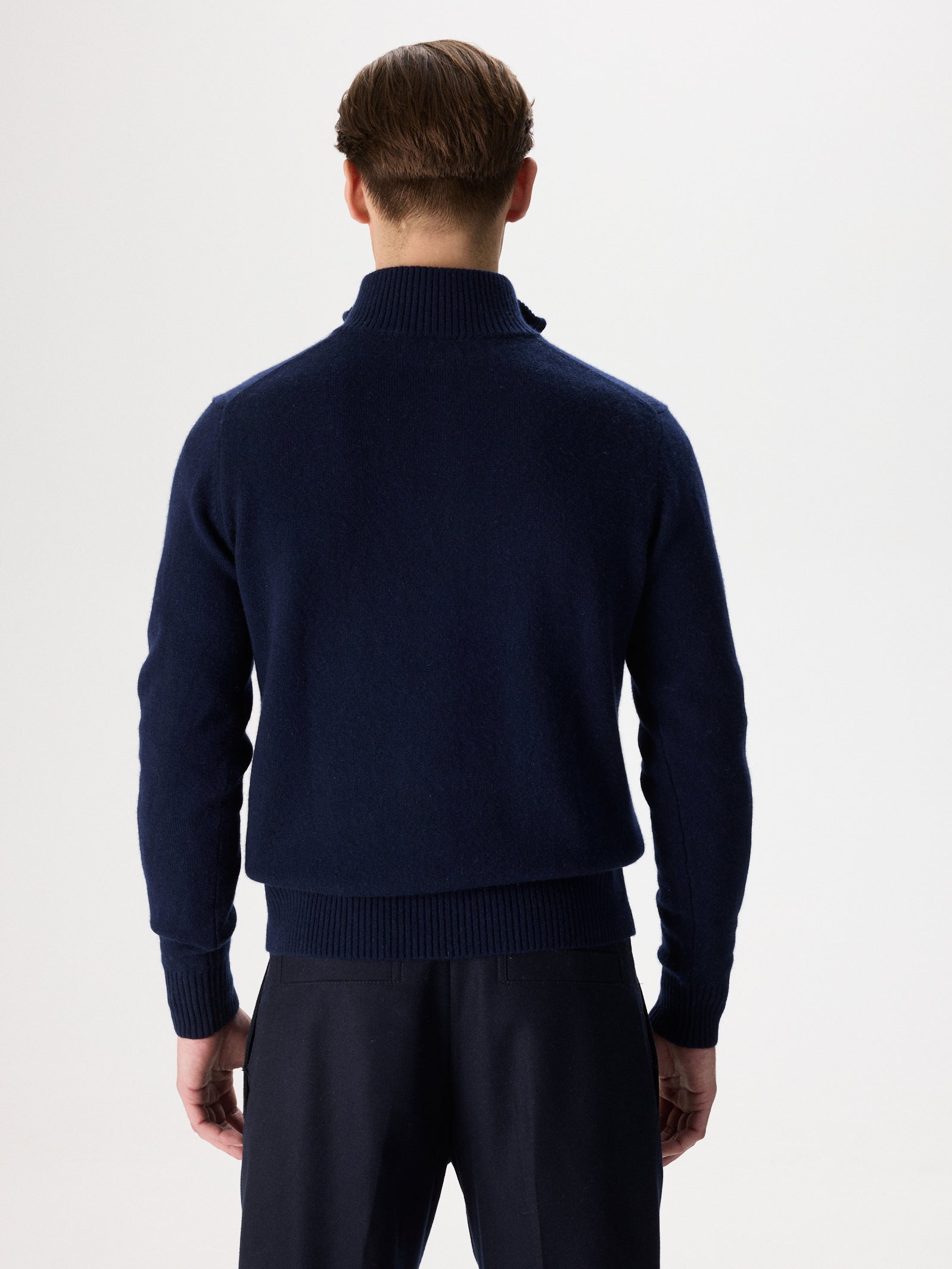 Cashmere & Wool Half-Zip