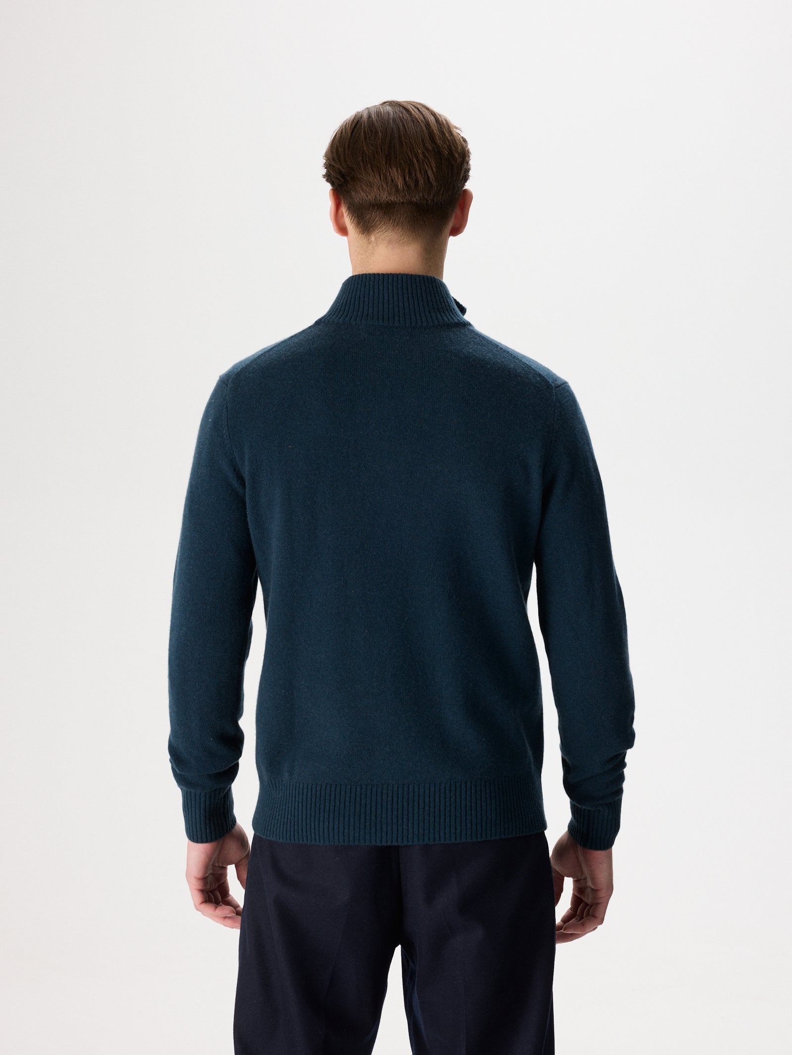 Cashmere & Wool Half-Zip