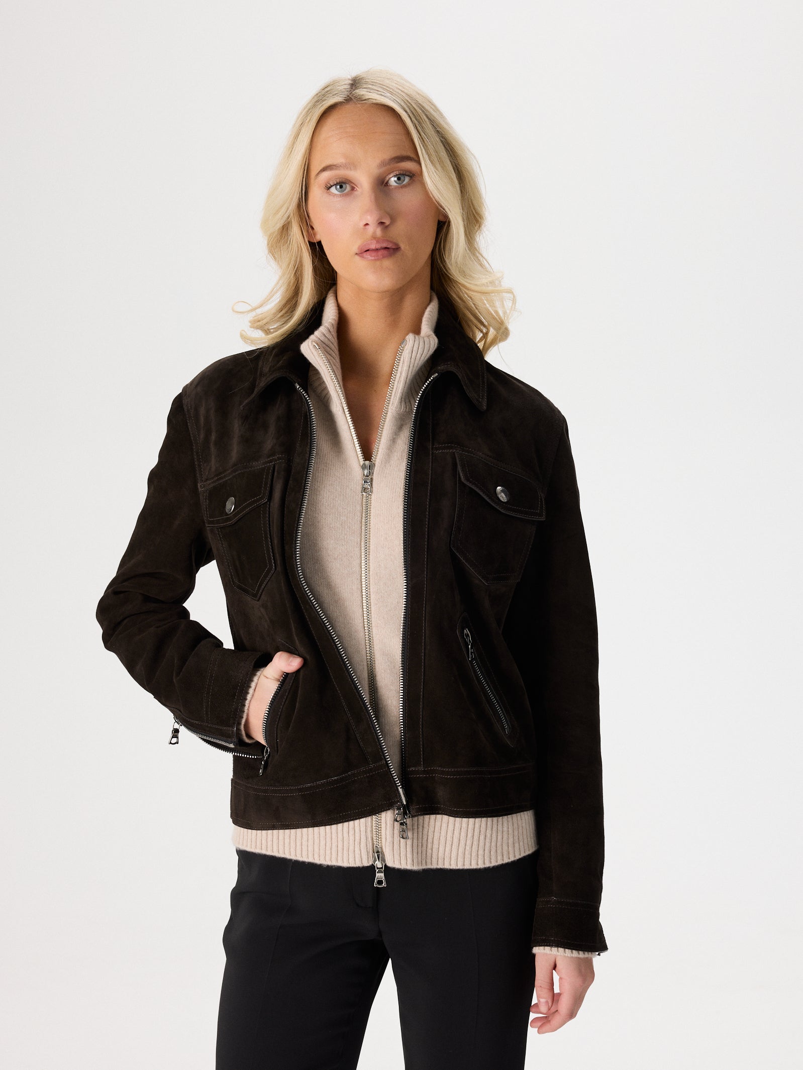 Suede Leather Jacket