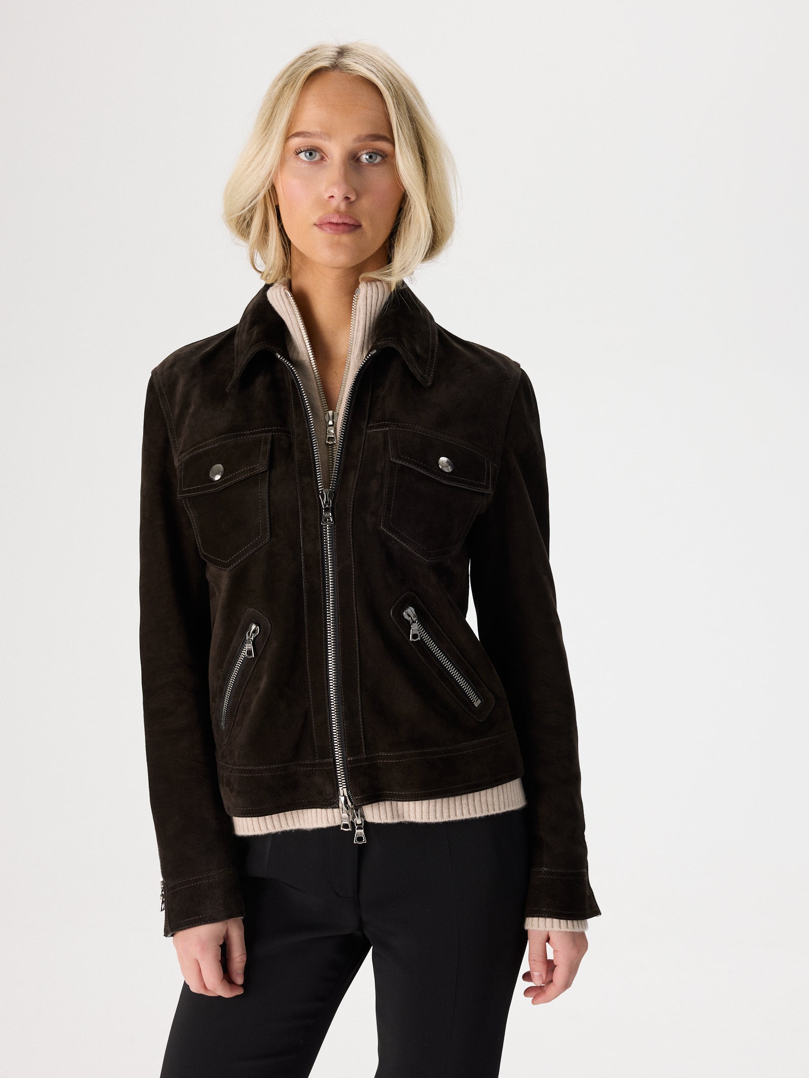 Suede Leather Jacket