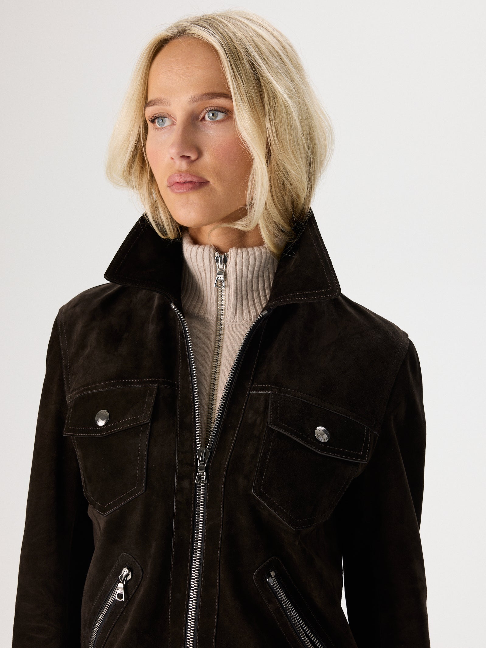 Suede Leather Jacket