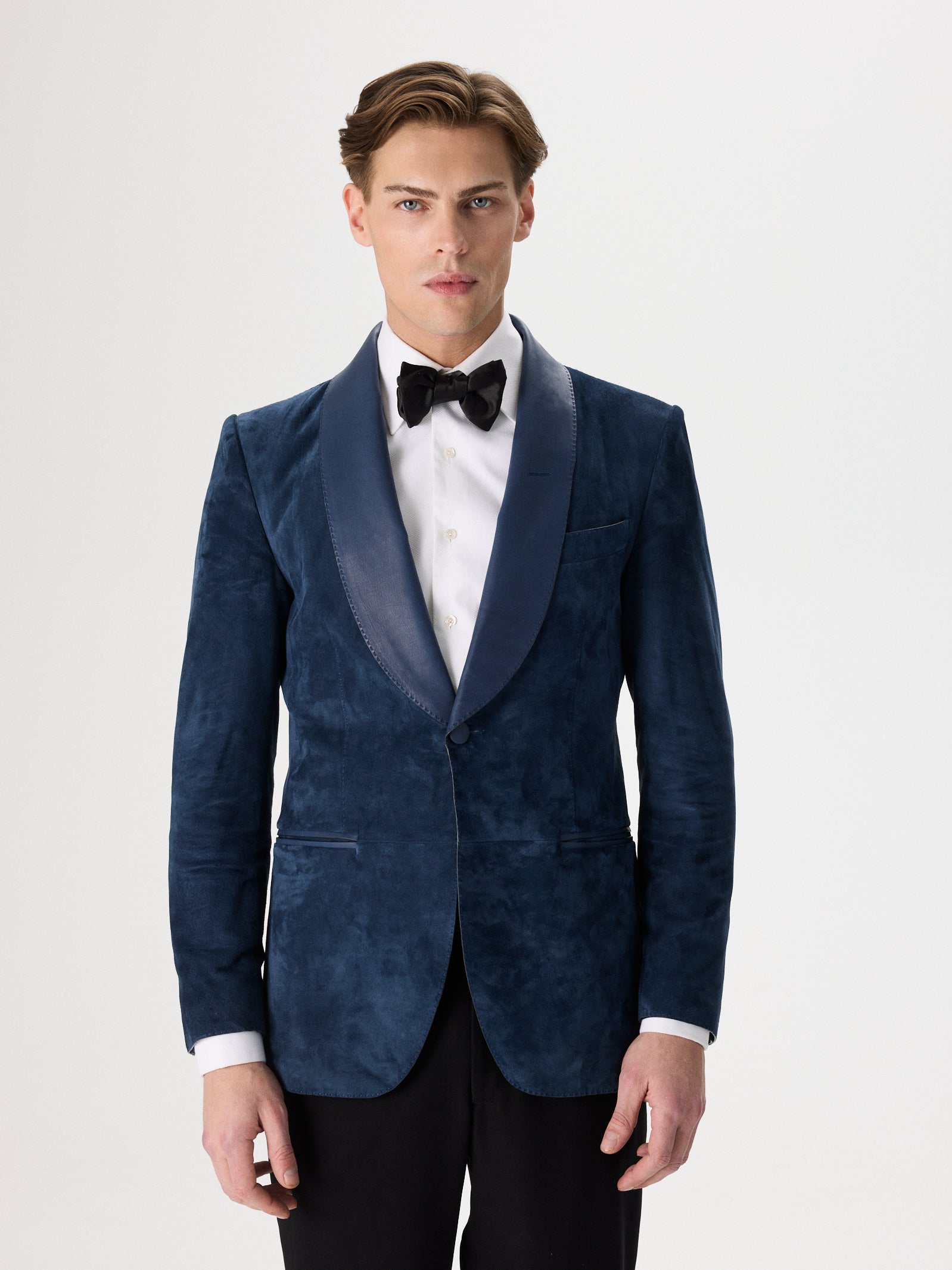 Satin Suede Tuxedo