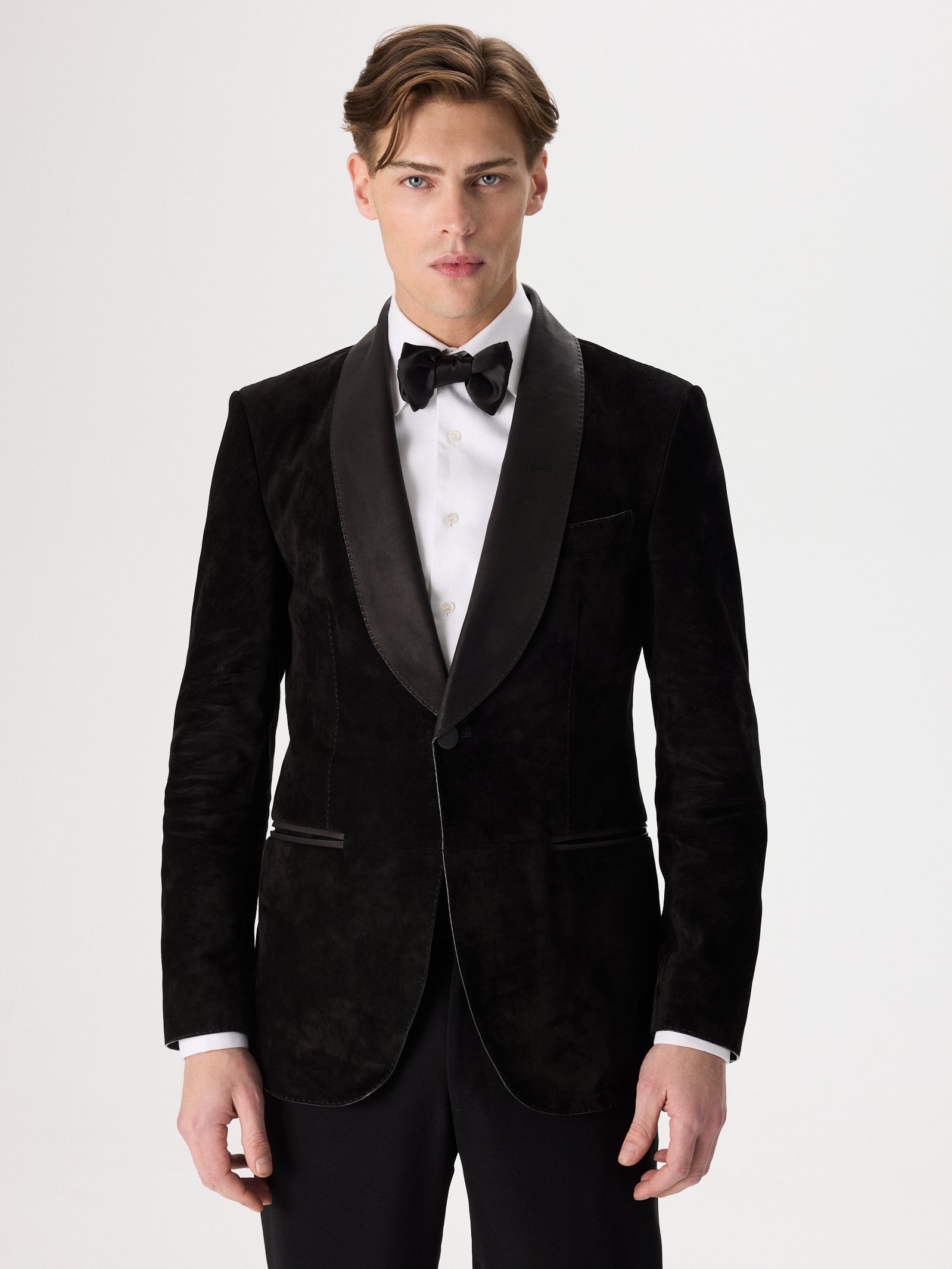 Satin Suede Tuxedo