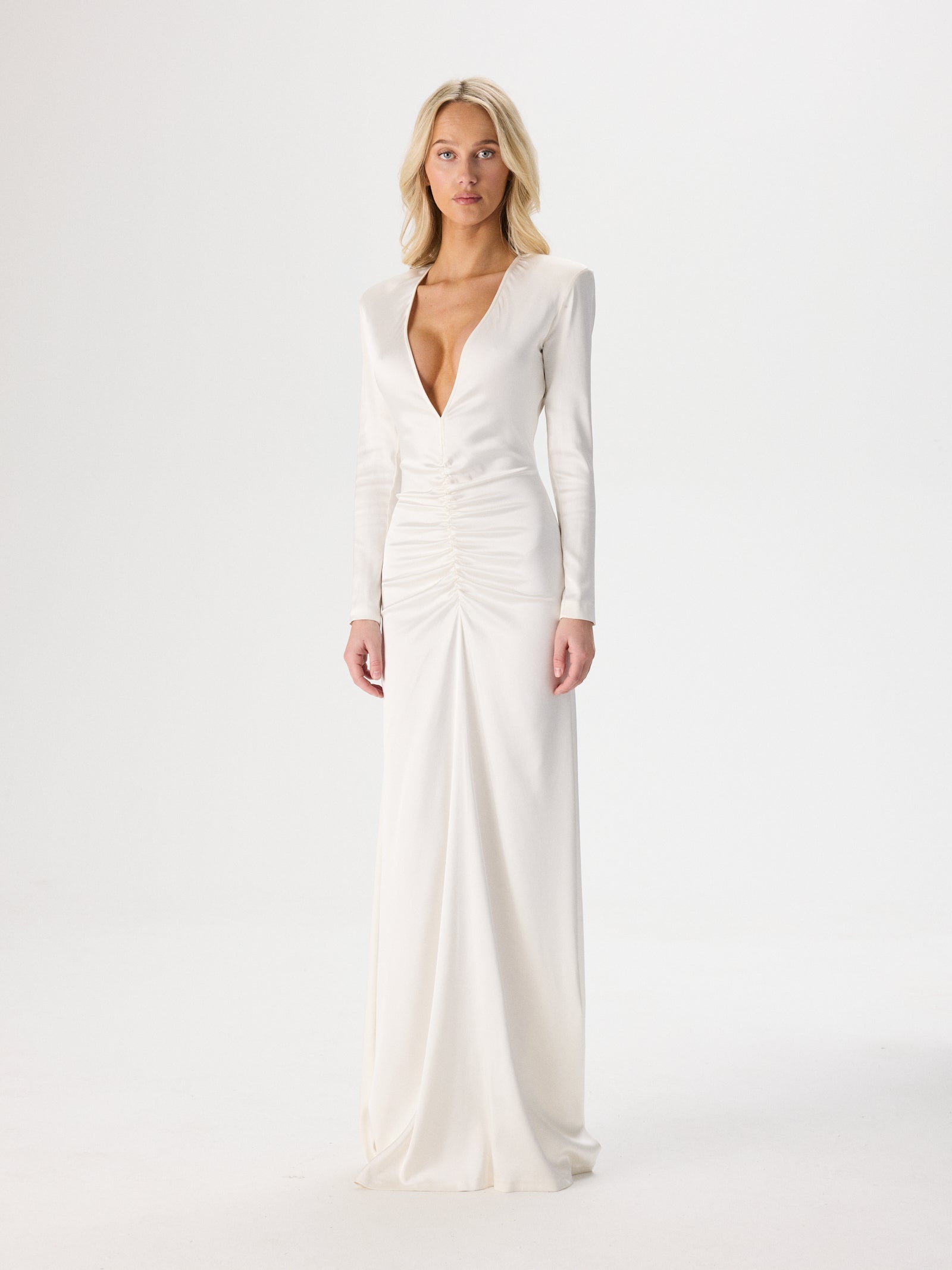 Ivory Silk Gown