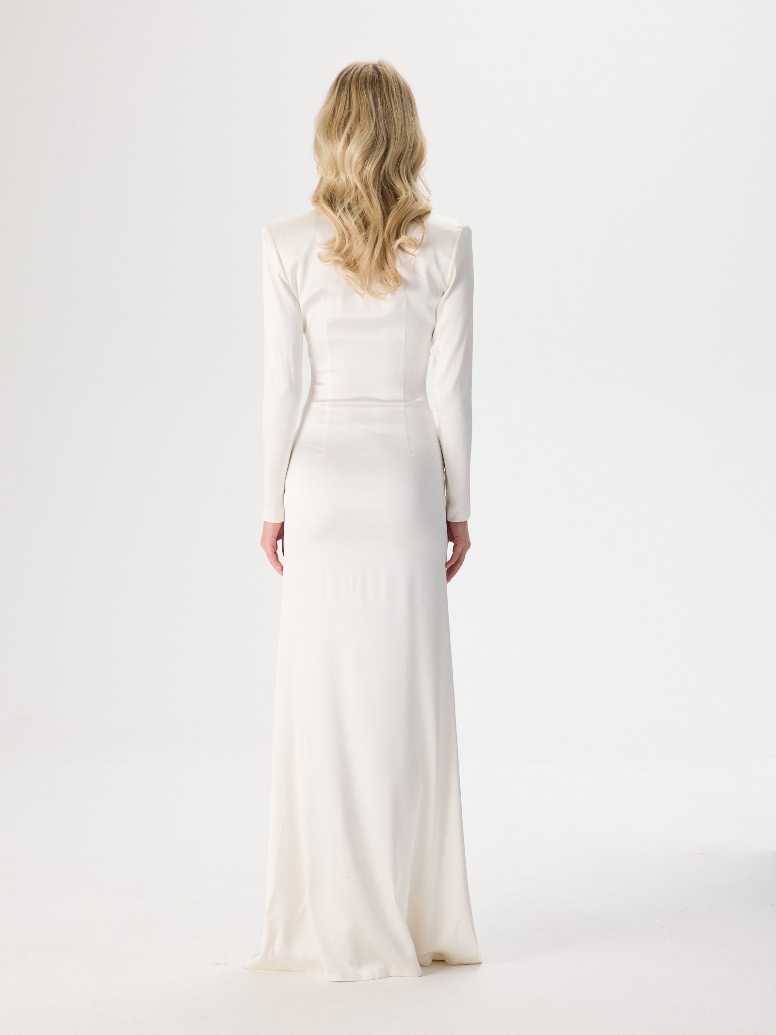 Ivory Silk Gown
