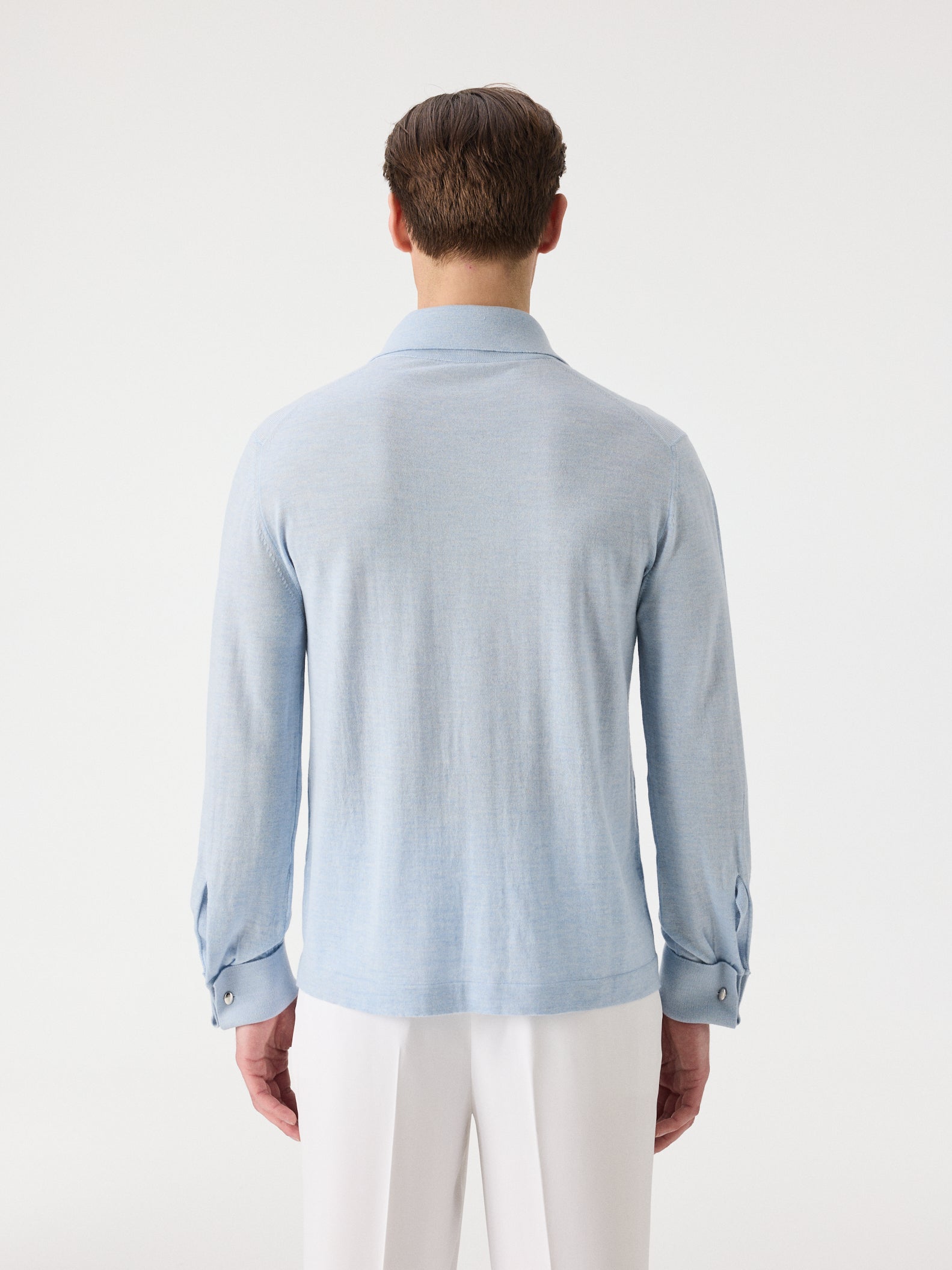 Fine Knit Double Cuff Shirt