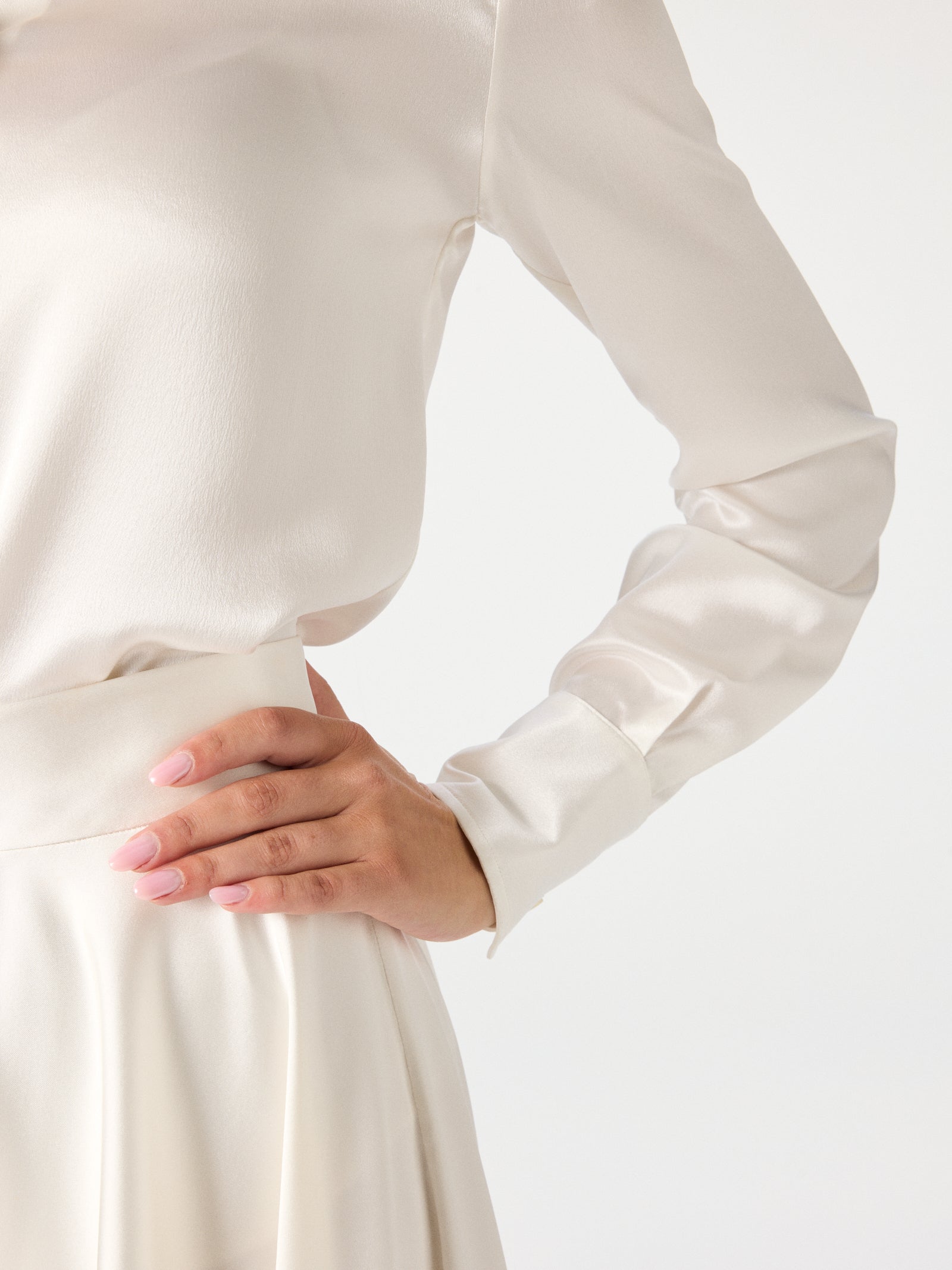 Midi Silk Skirt