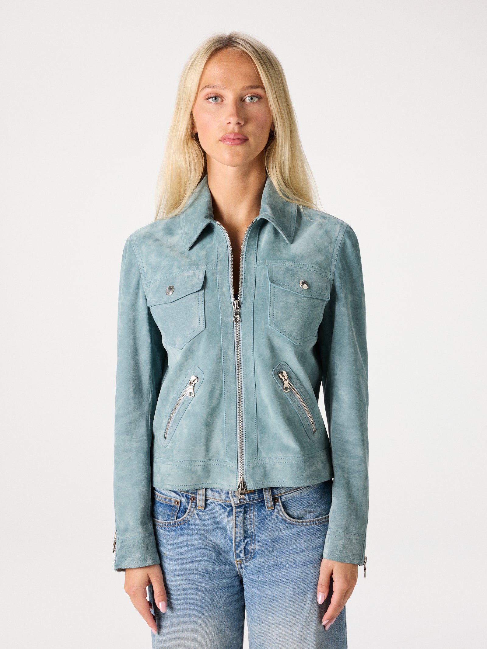 Suede Leather Jacket