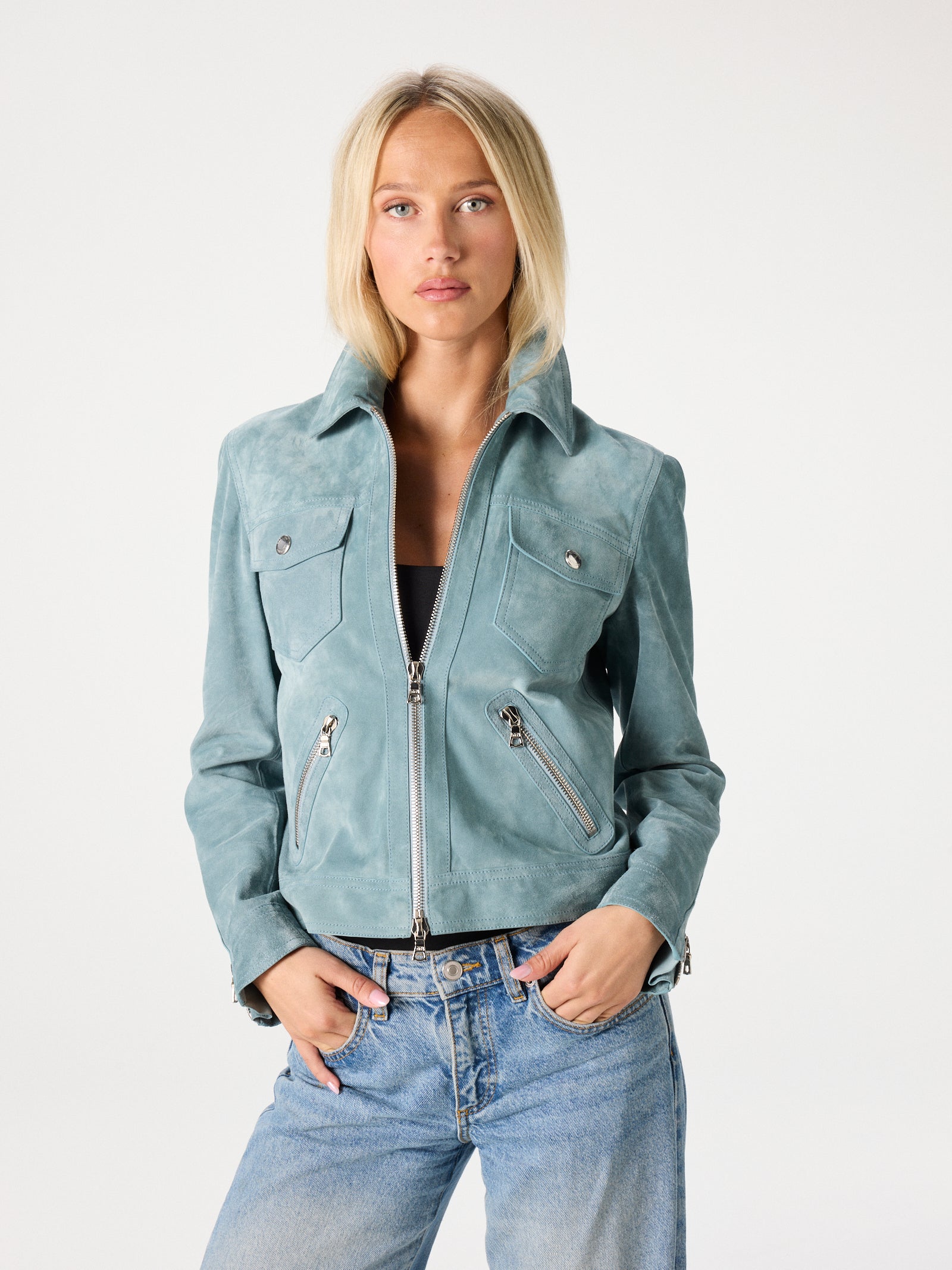 Suede Leather Jacket