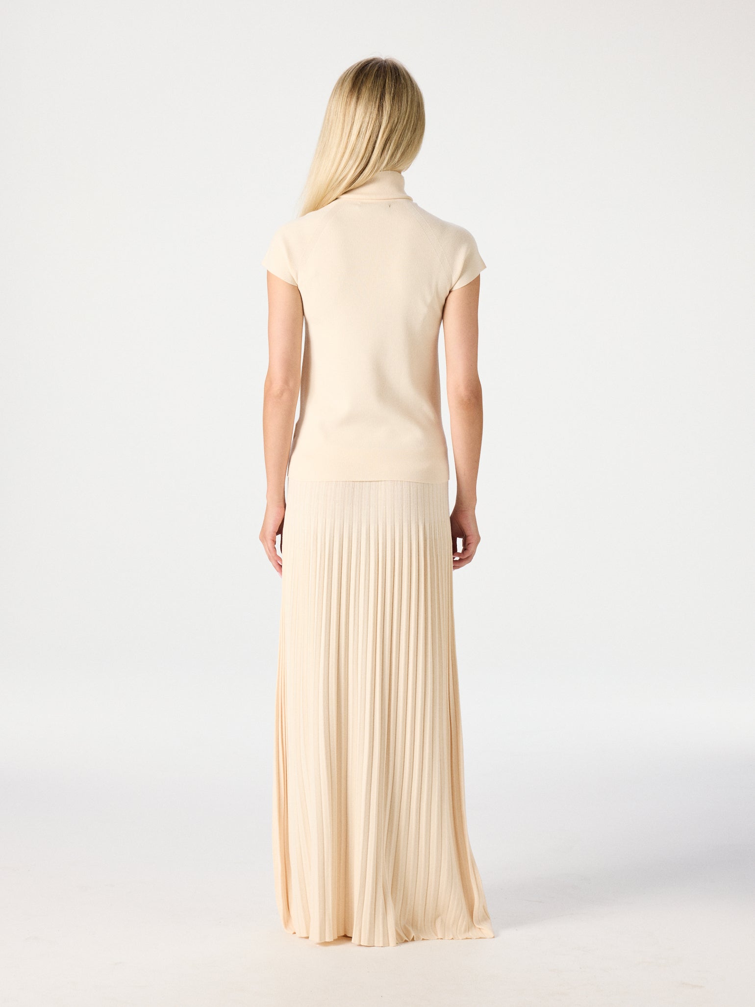 Plissé Knit Skirt