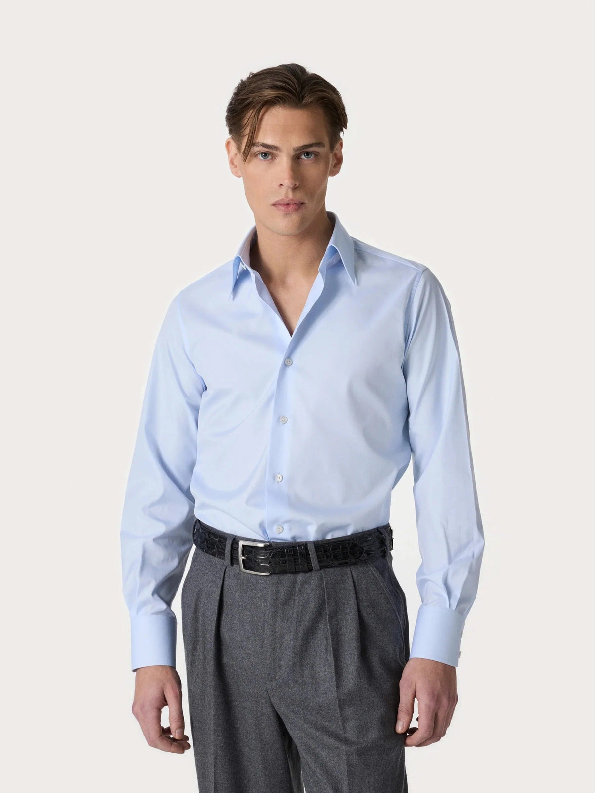 The Royale Classic Shirt in Light Blue – Hartlino