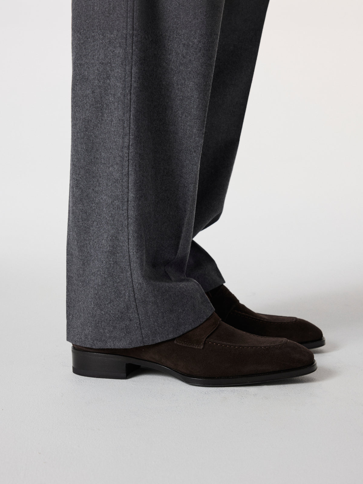 Suede Penny Loafers