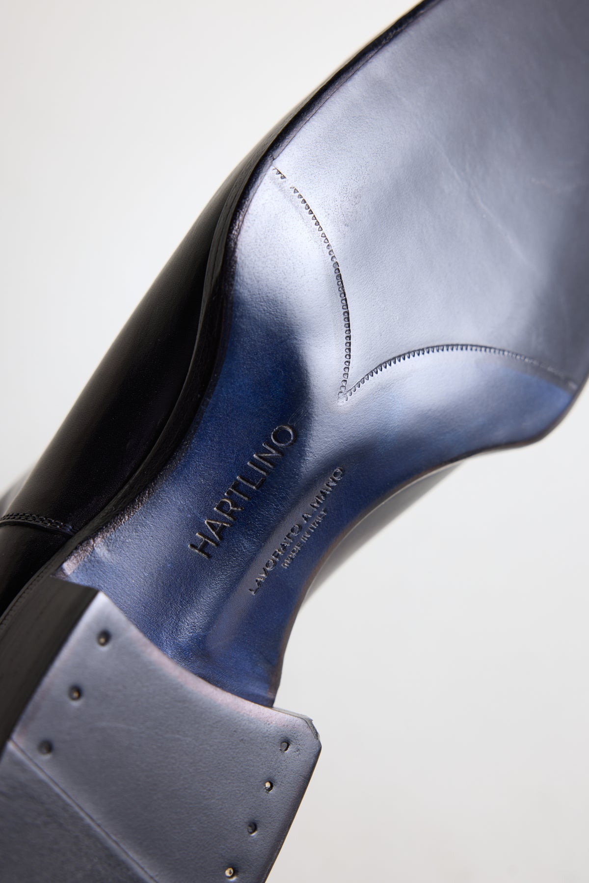 Leather Zip Ankle Boots in Black – Hartlino, hand-finished leather sole