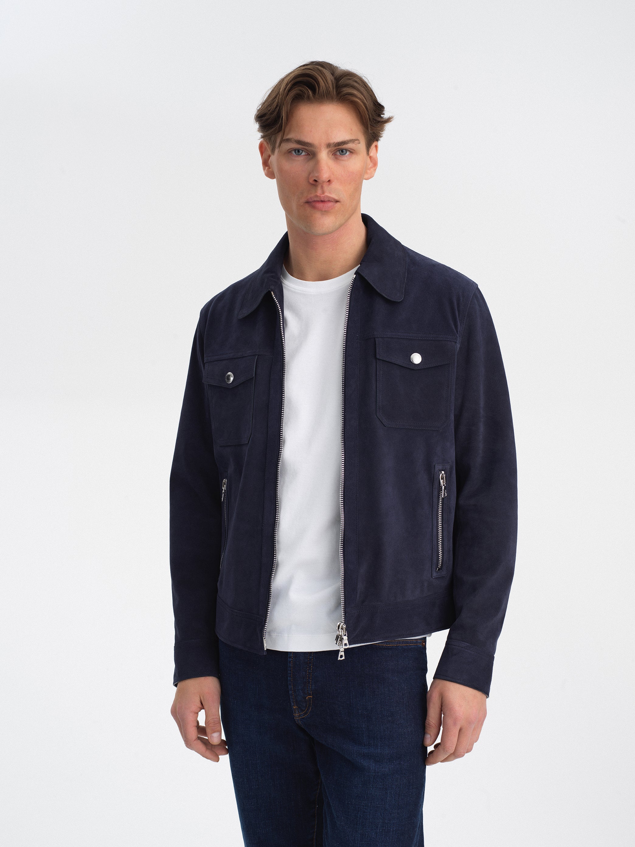 Suede Leather Jacket