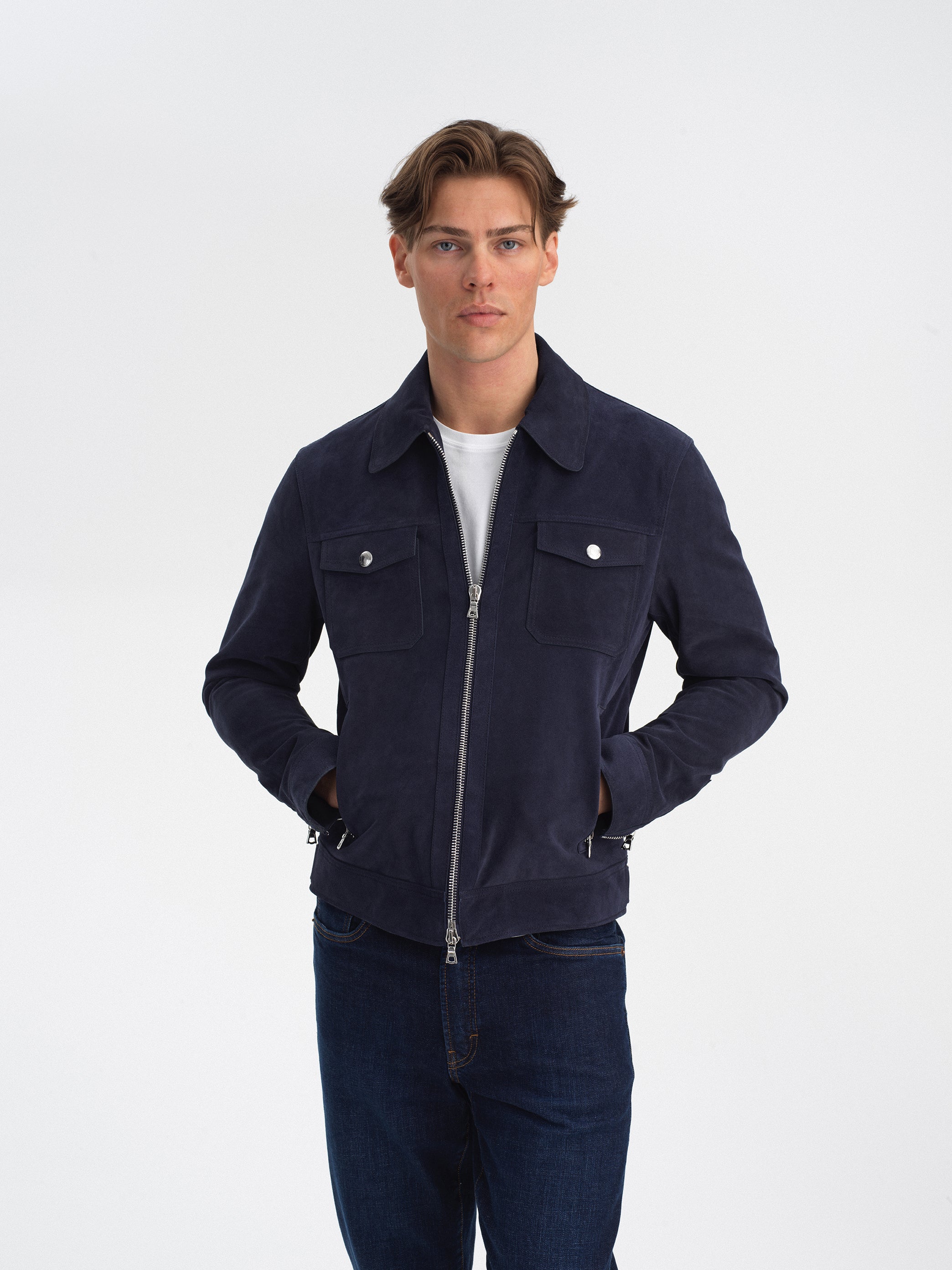 Suede Leather Jacket