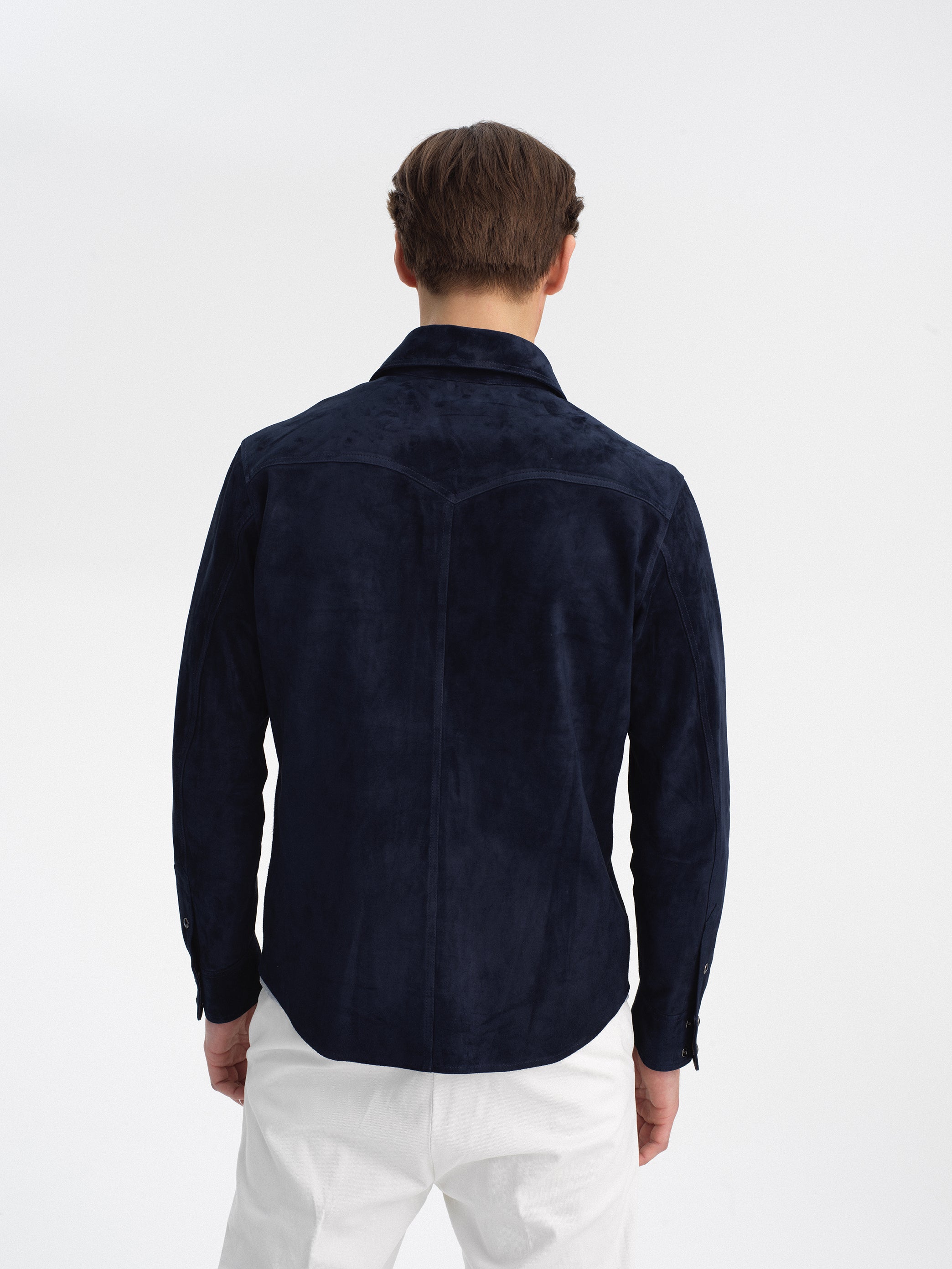 Satin Suede Overshirt
