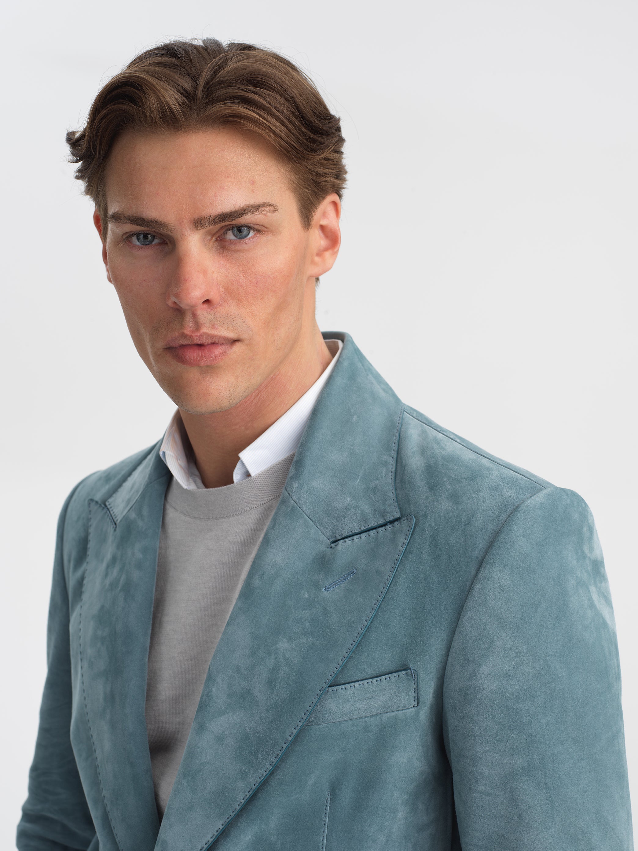 Satin Suede Sport Coat