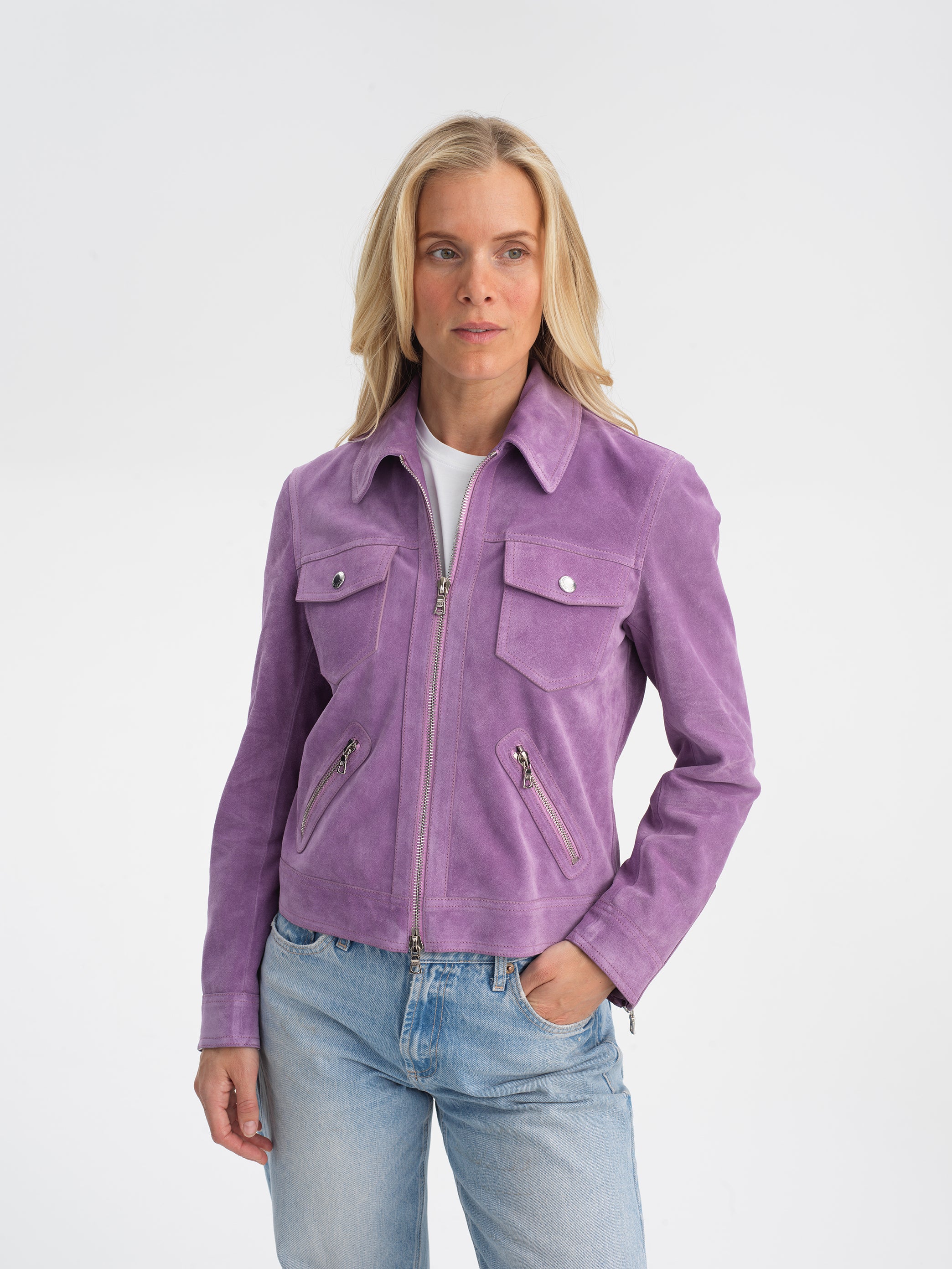Suede Leather Jacket