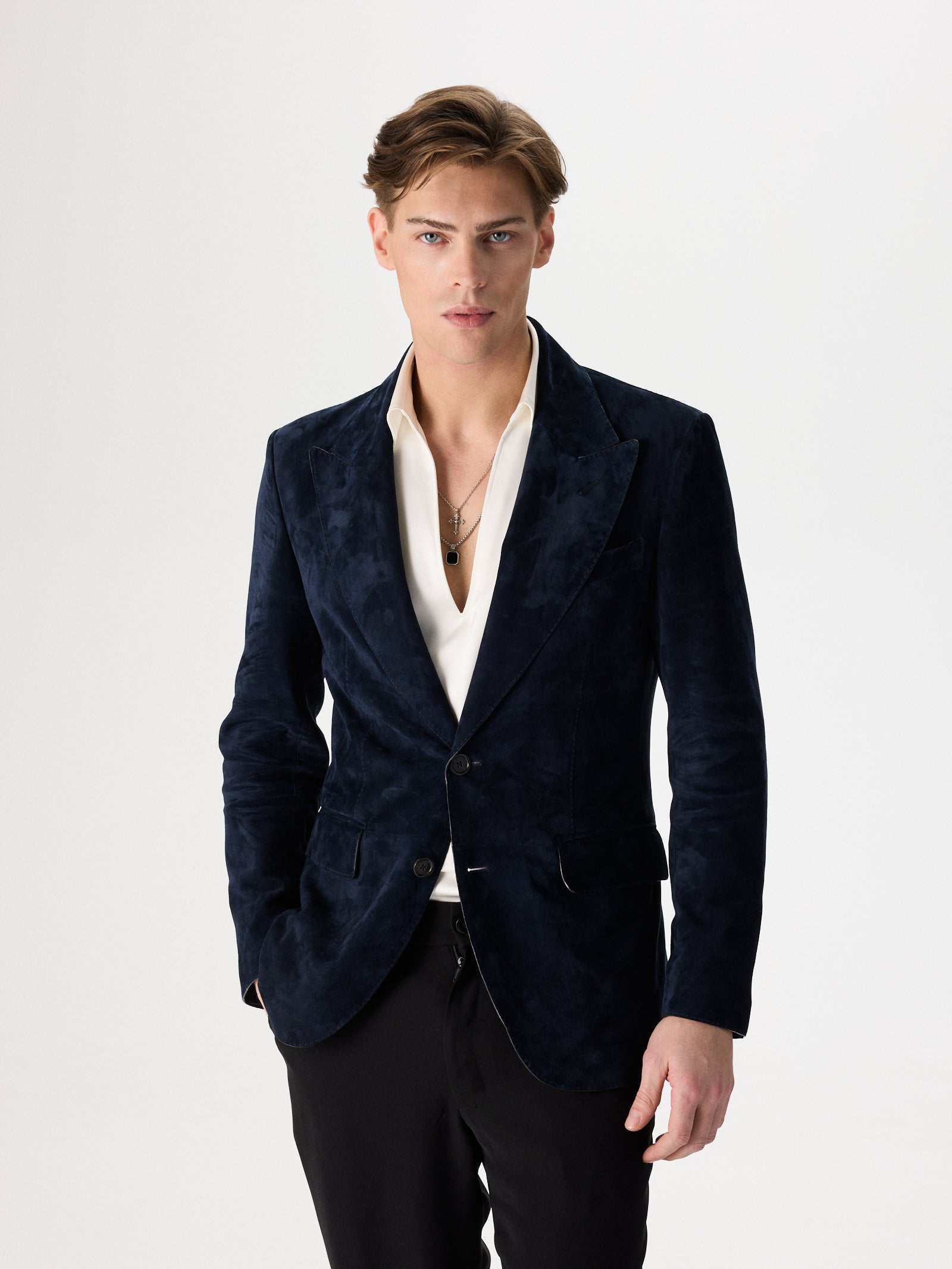 Satin Suede Sport Coat