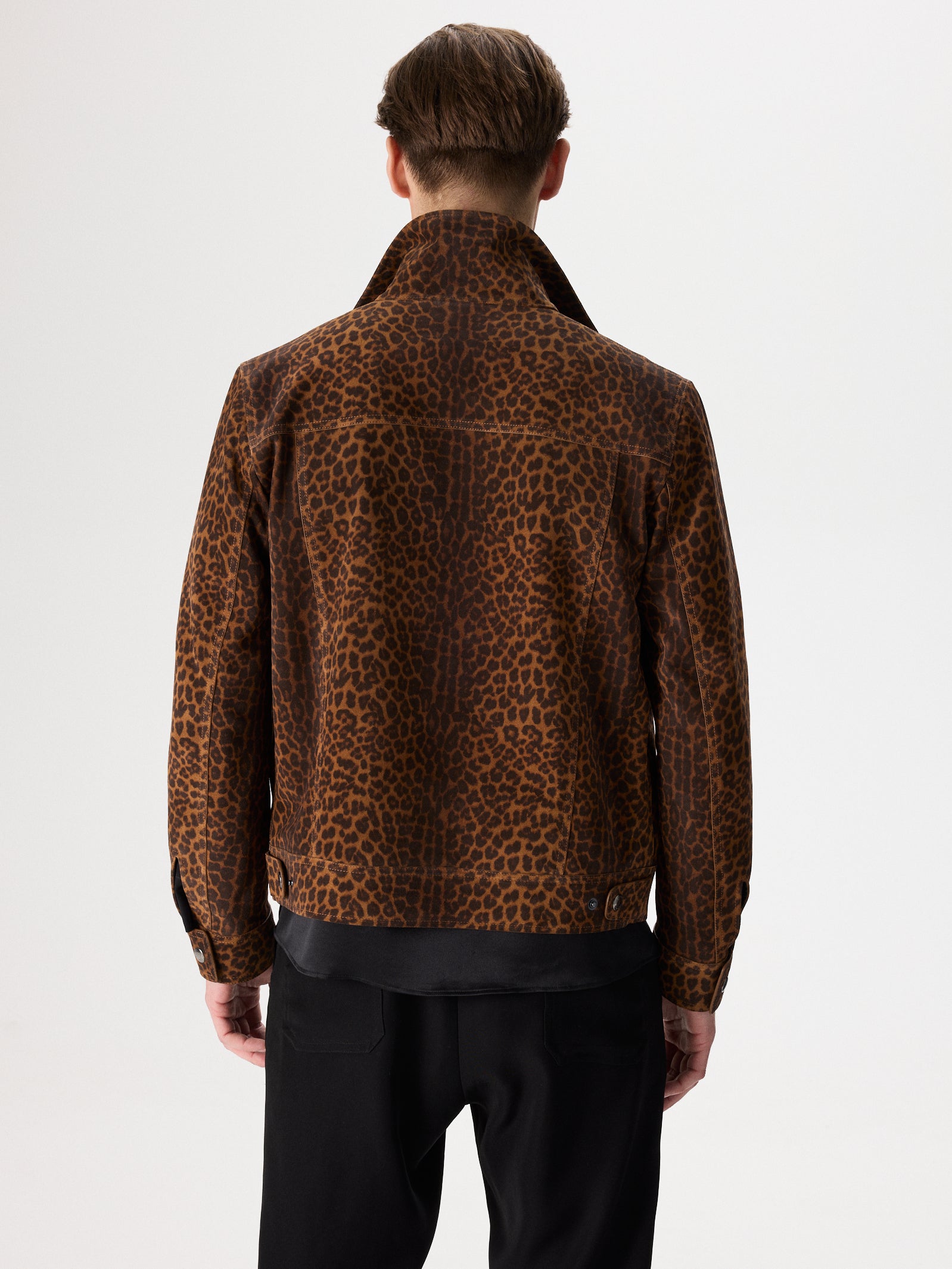 Suede Buttoned Jacket