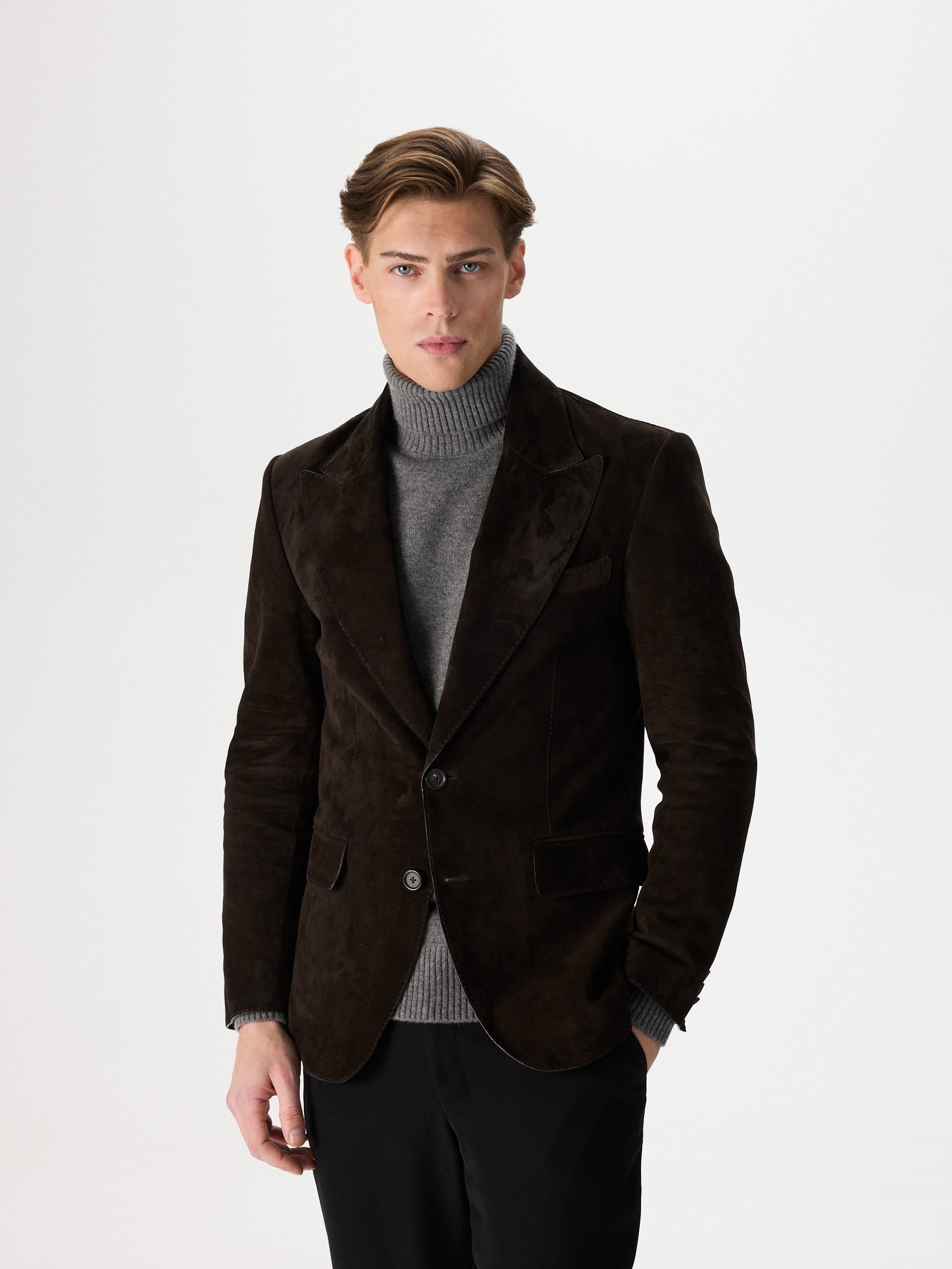 Satin Suede Sport Coat