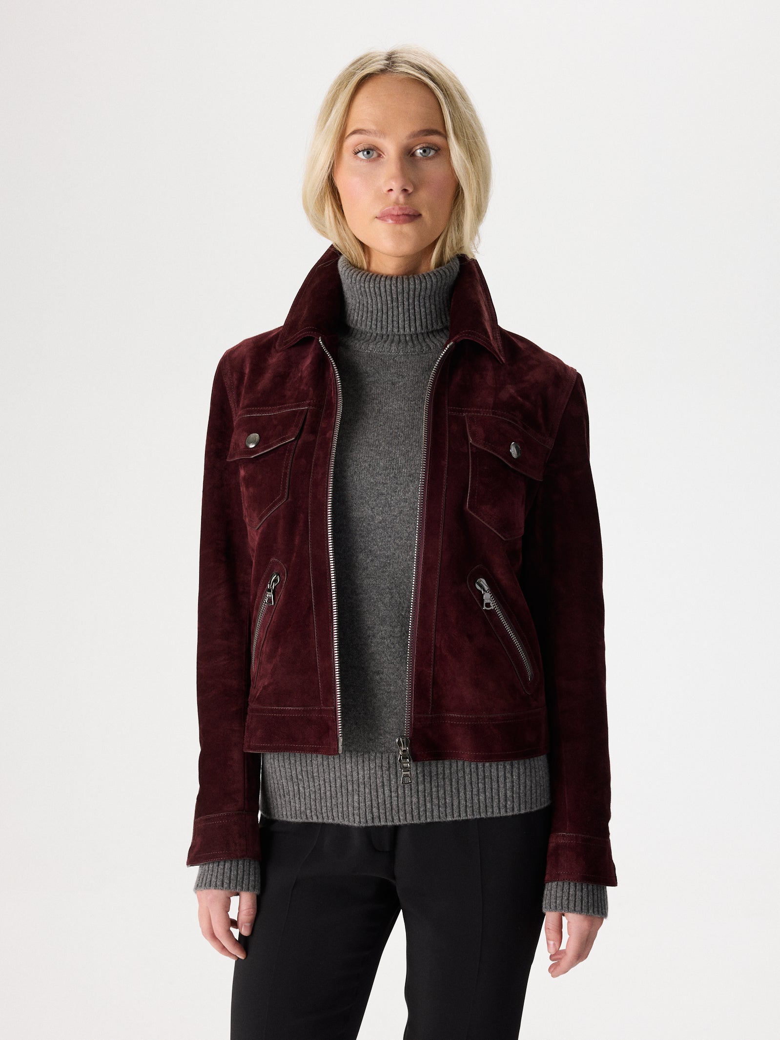 Suede Leather Jacket