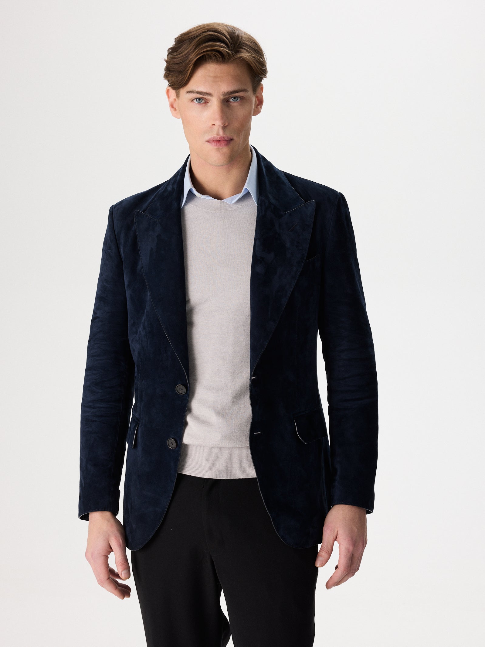 Satin Suede Sport Coat