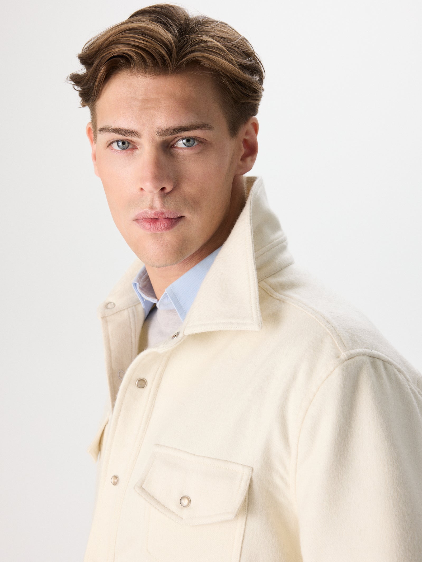 Cashmere Flannel Overshirt