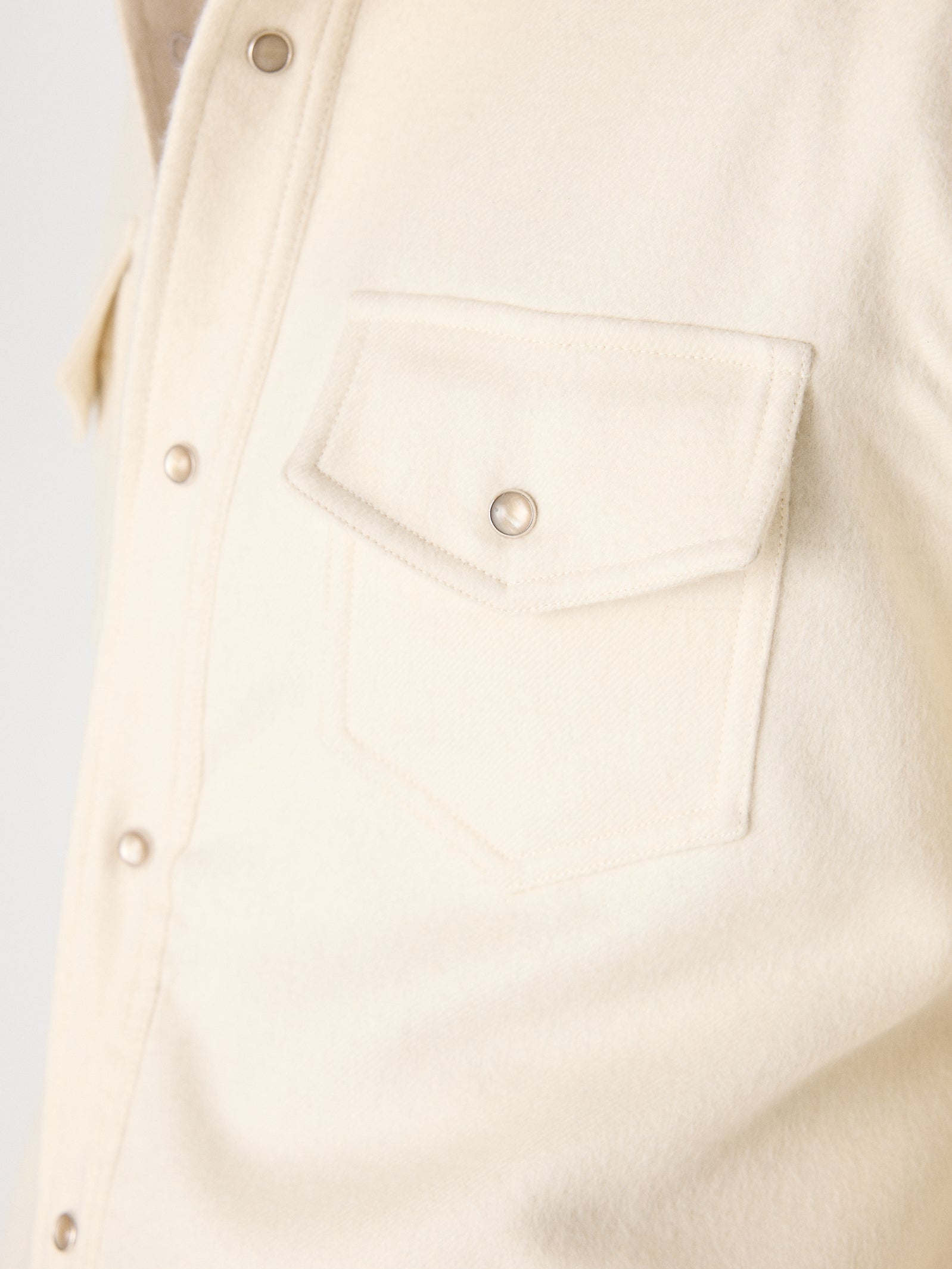 Cashmere Flannel Overshirt