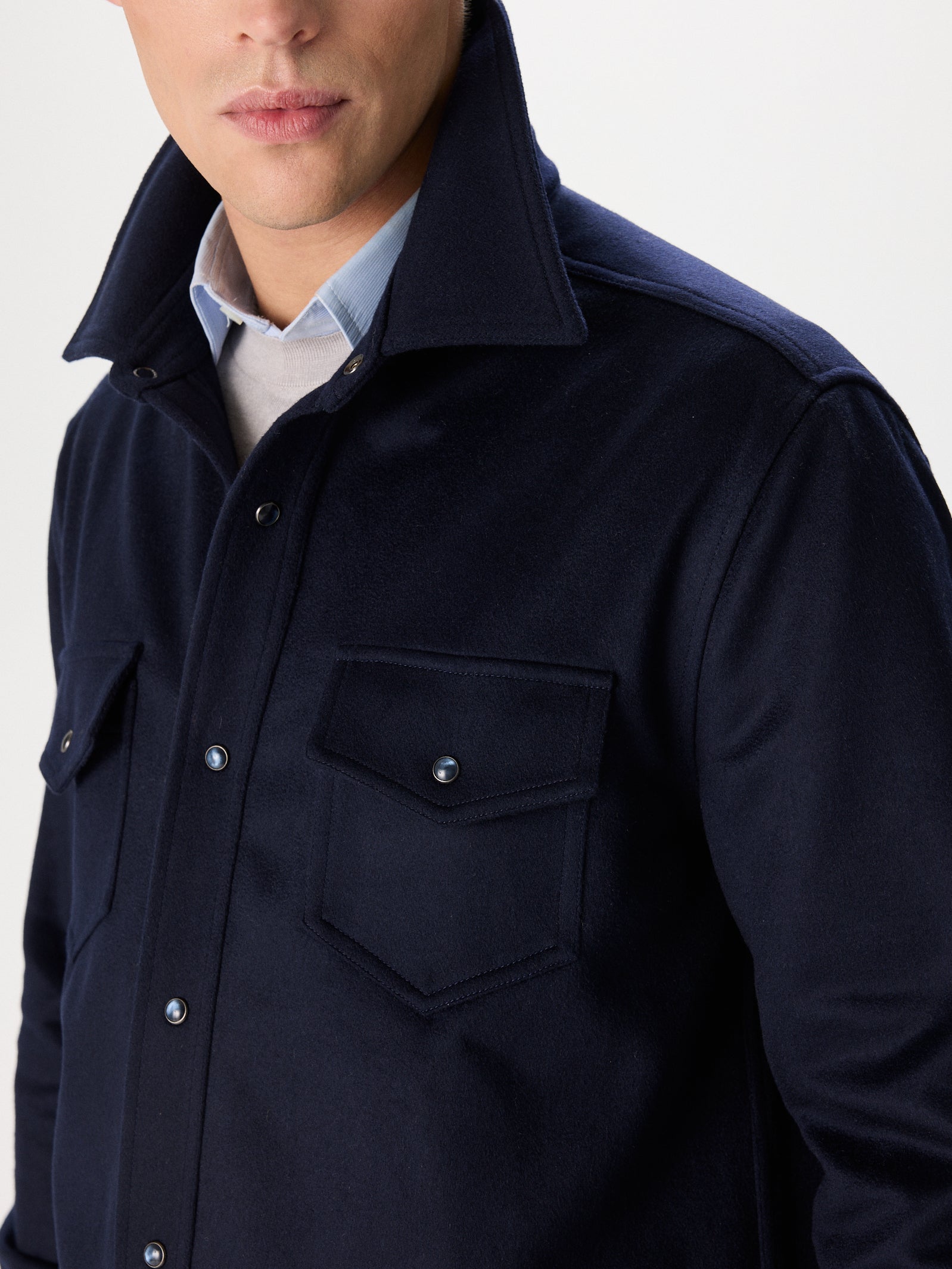 Cashmere Flannel Overshirt