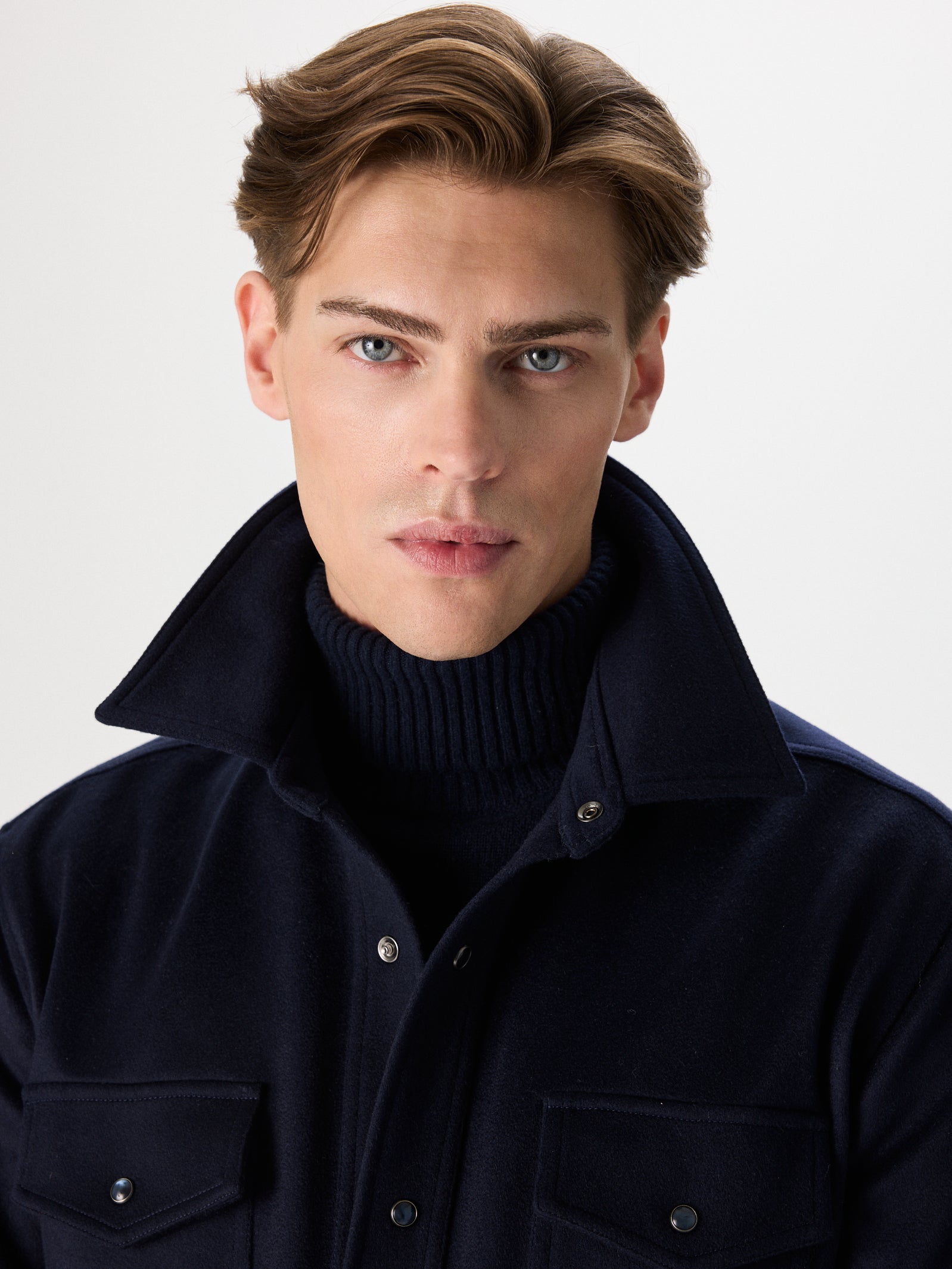 Cashmere Flannel Overshirt