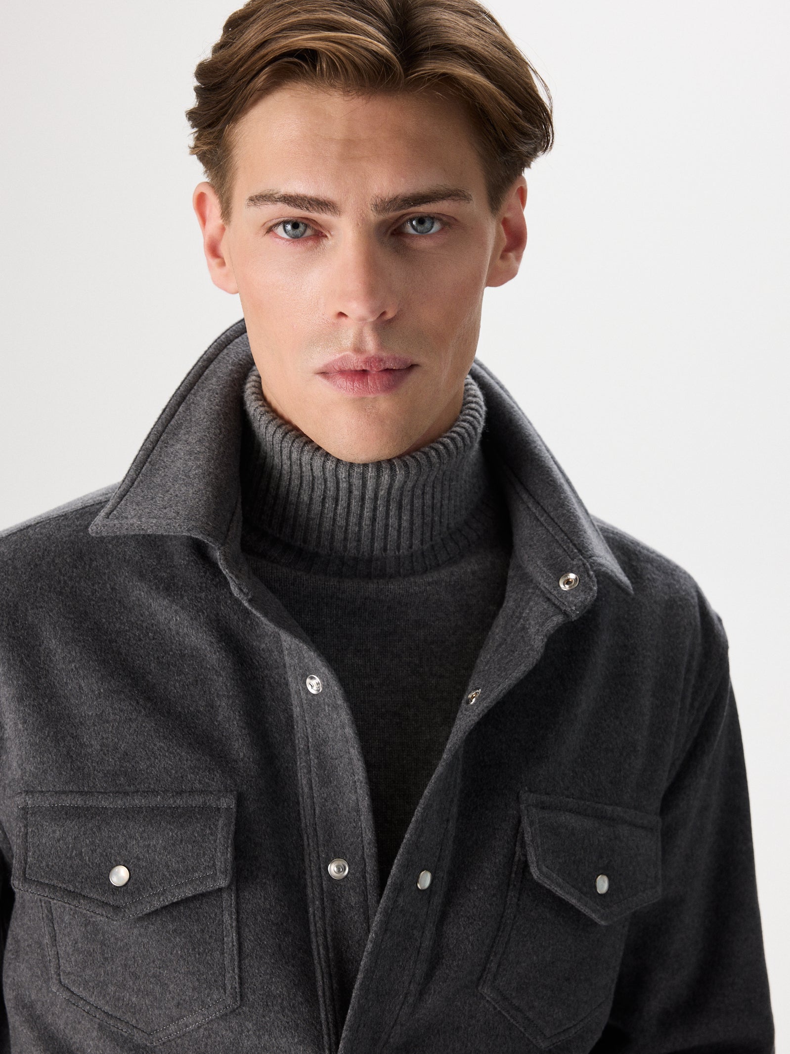 Cashmere Flannel Overshirt