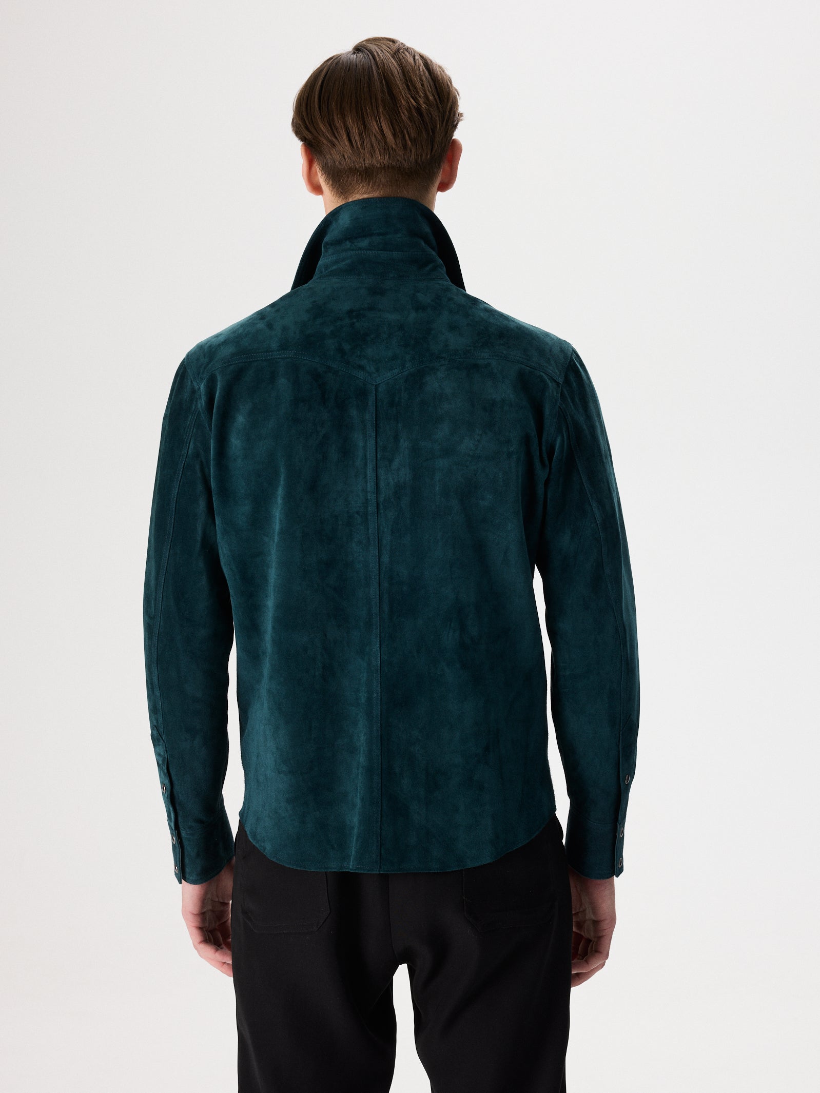 Satin Suede Overshirt