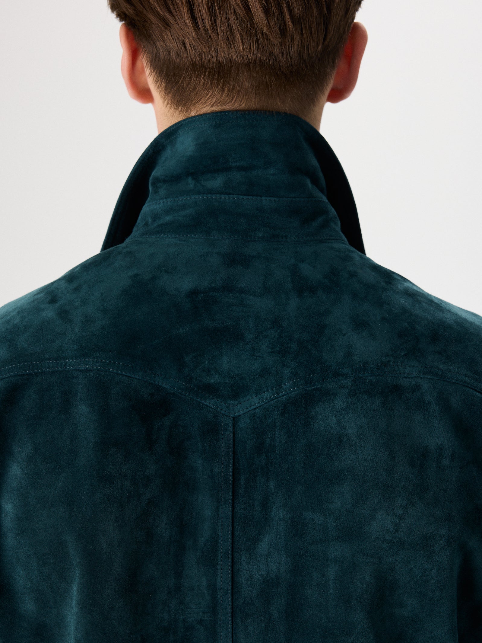 Satin Suede Overshirt