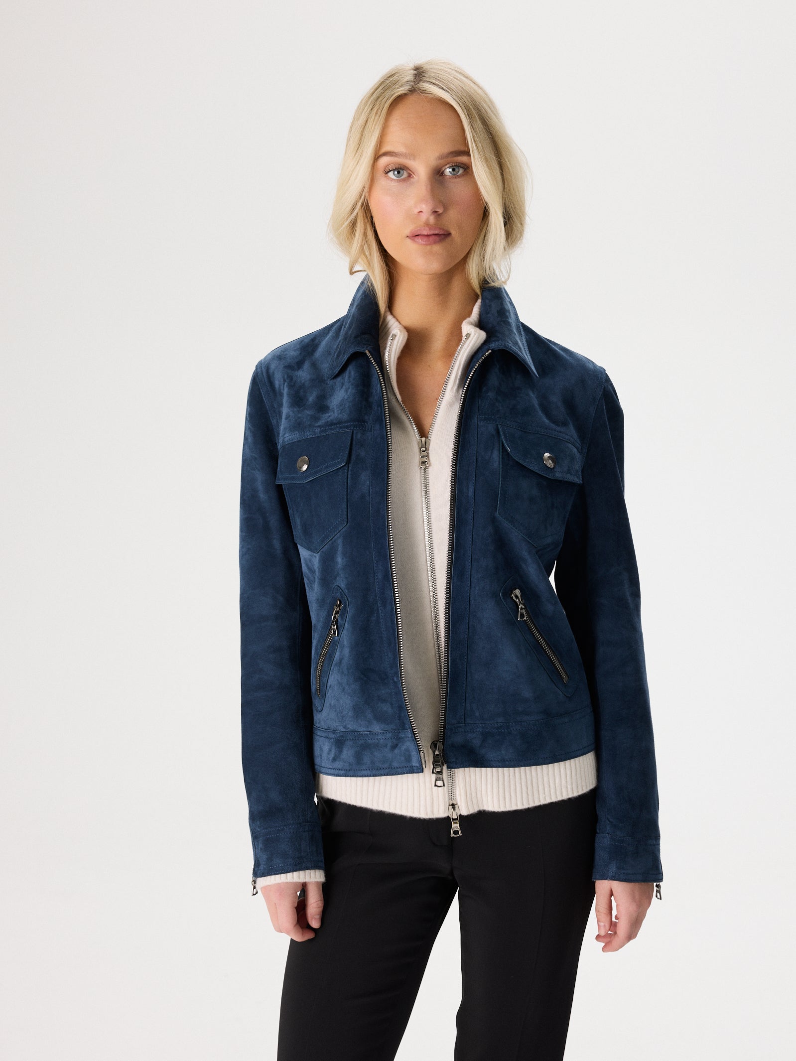 Suede Leather Jacket