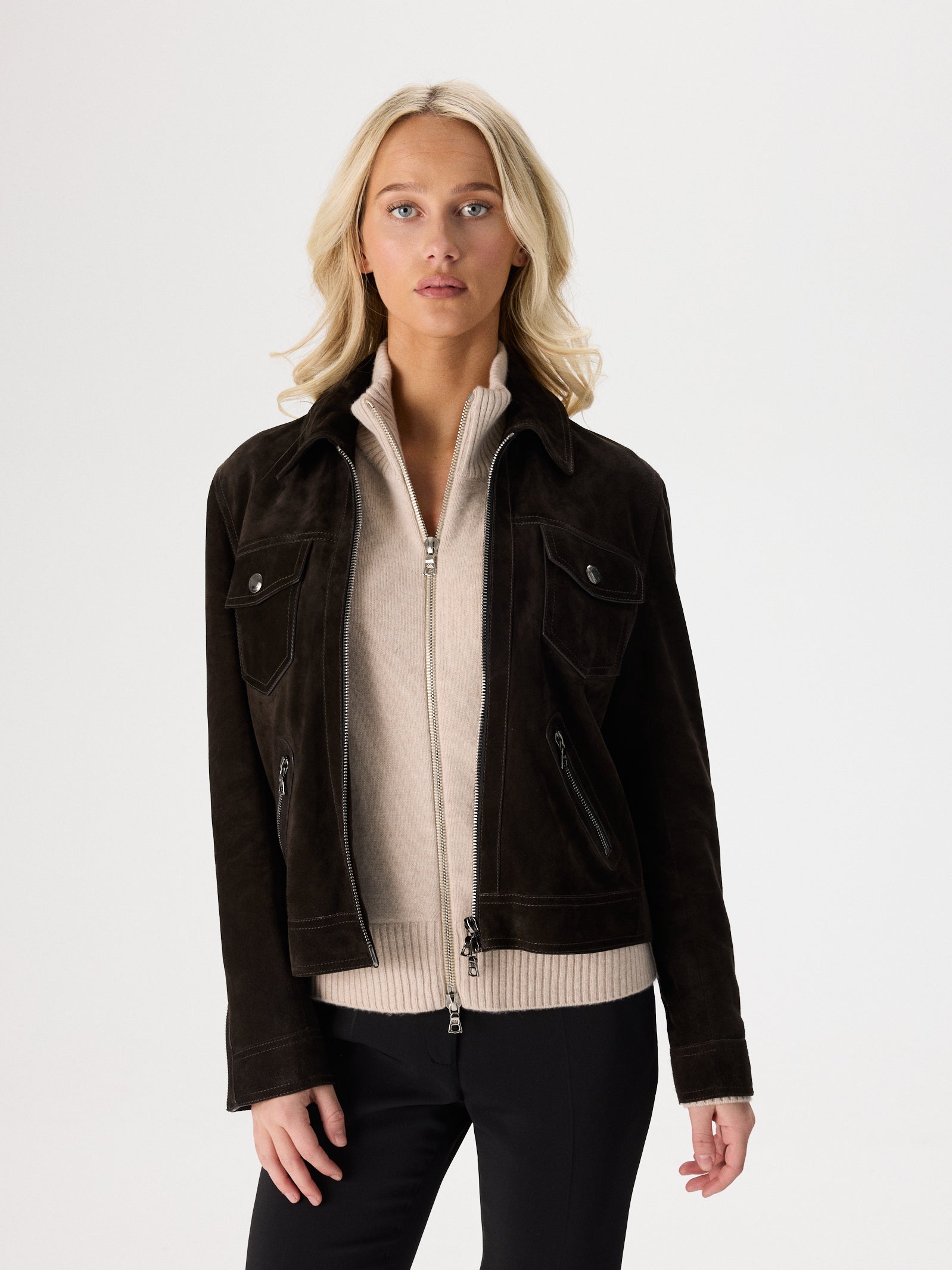 Suede Leather Jacket